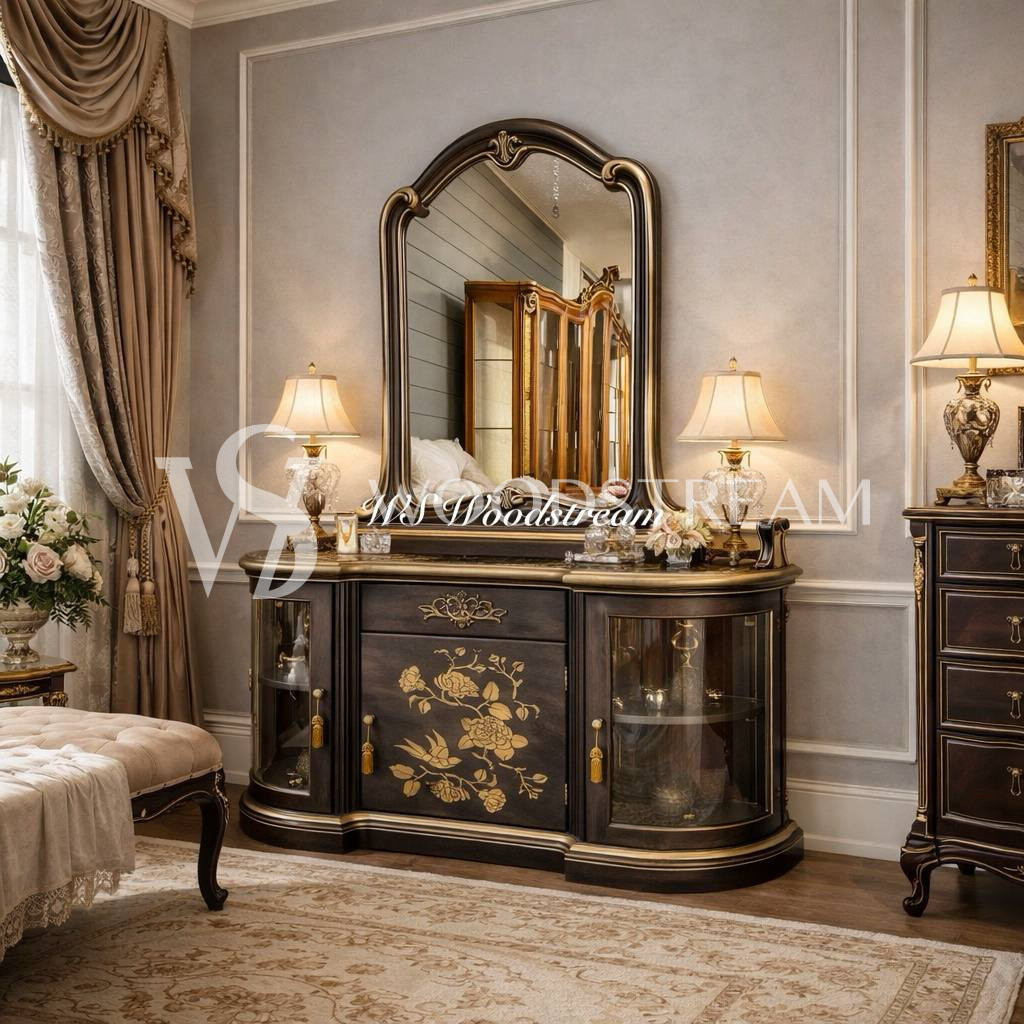 Трюмо/Тумба/Комод с зеркалом винтажный