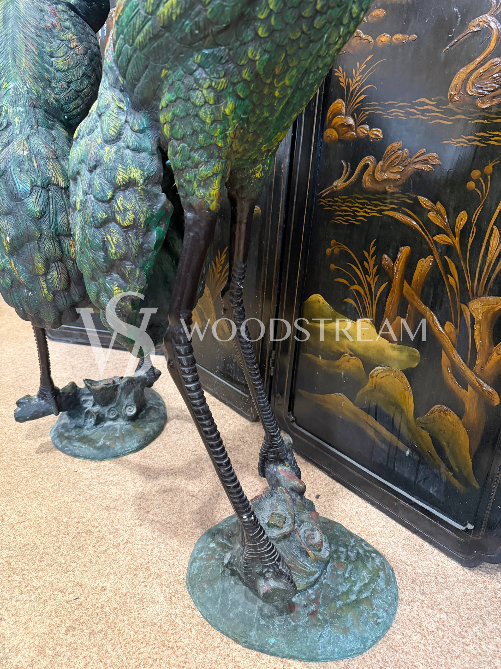 Скульптура/Статуя Птица/Журавль 2 штуки