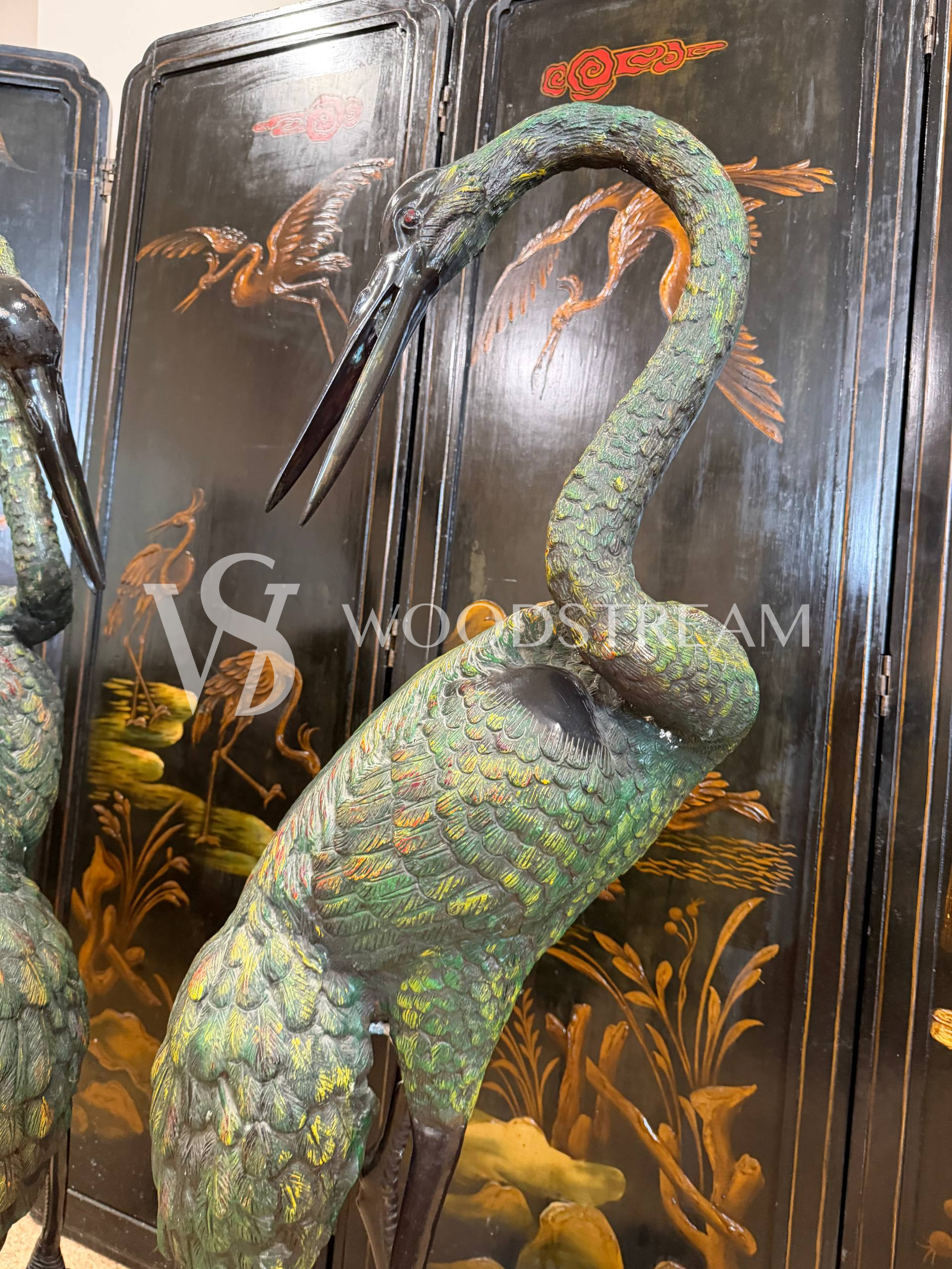 Скульптура/Статуя Птица/Журавль 2 штуки