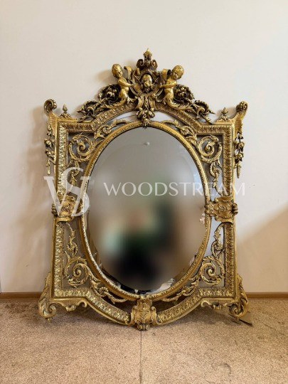Зеркало настенное в стиле венецианского барокко с путти