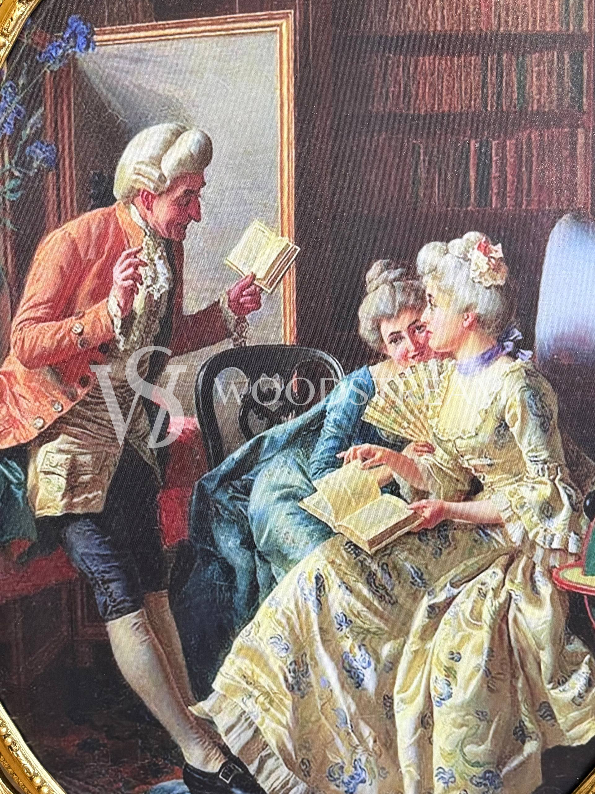 Картина/Печать в раме в стиле венецианского барокко с путти