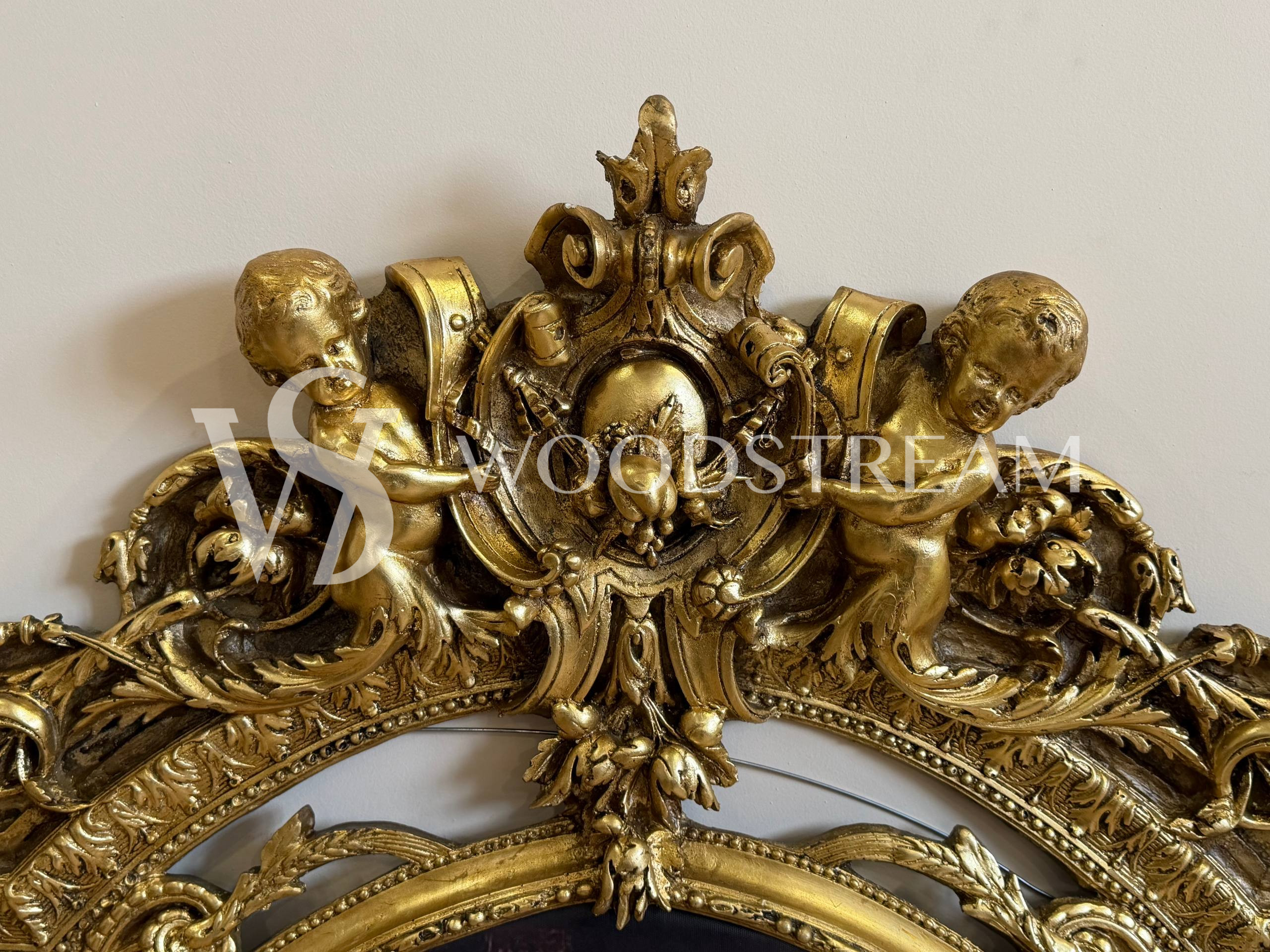 Картина/Печать в раме в стиле венецианского барокко с путти