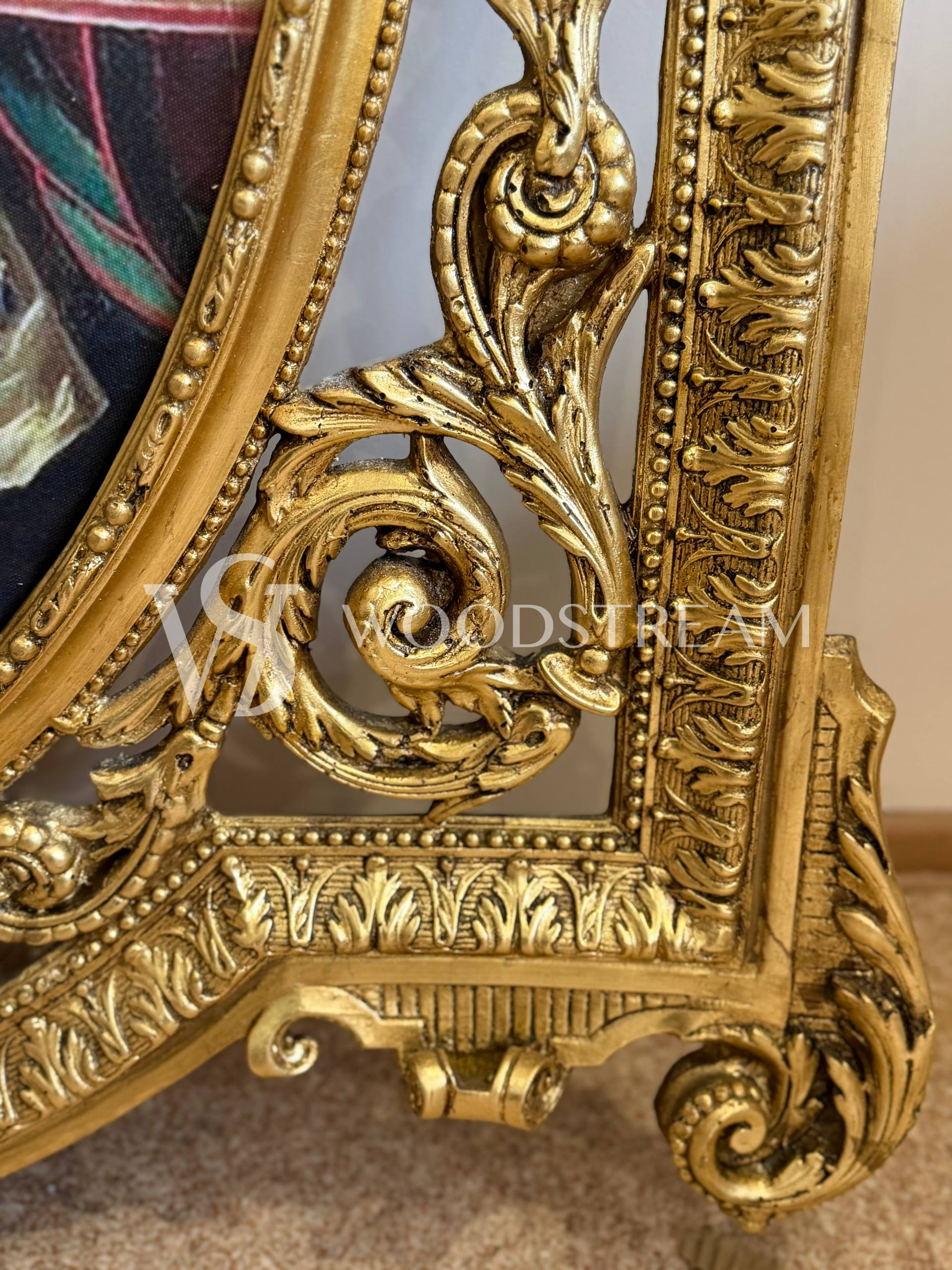 Картина/Печать в раме в стиле венецианского барокко с путти