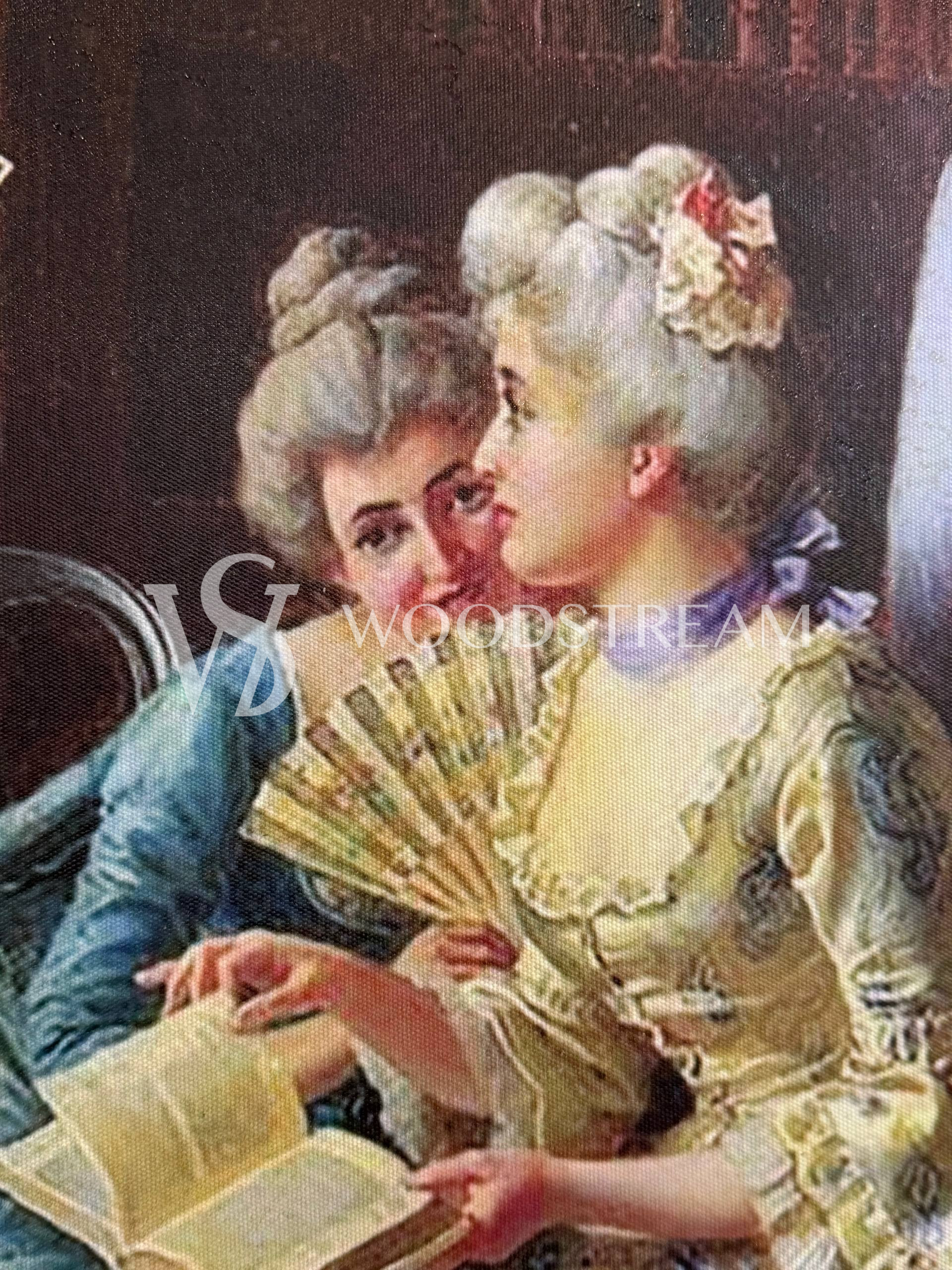 Картина/Печать в раме в стиле венецианского барокко с путти