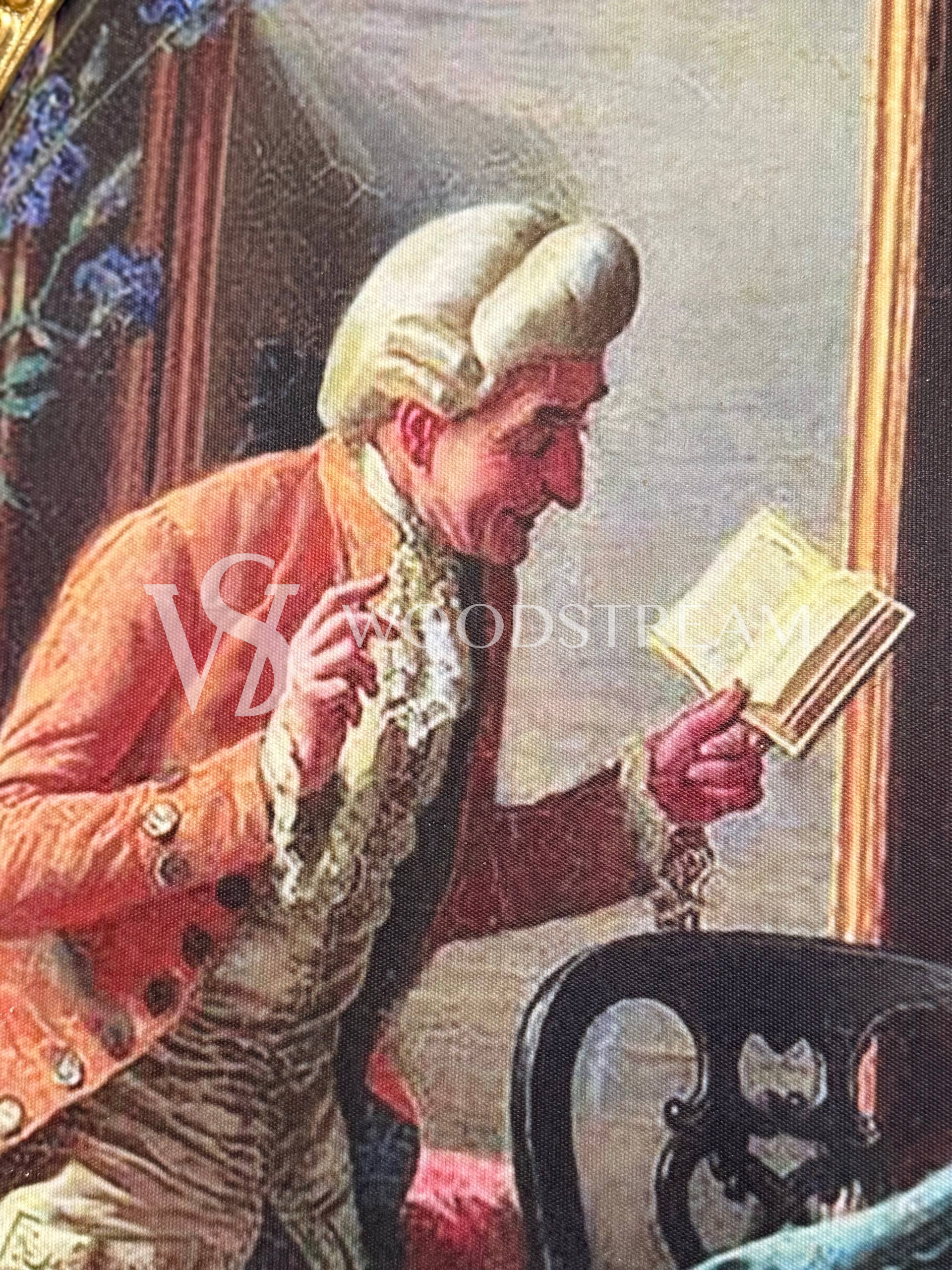 Картина/Печать в раме в стиле венецианского барокко с путти