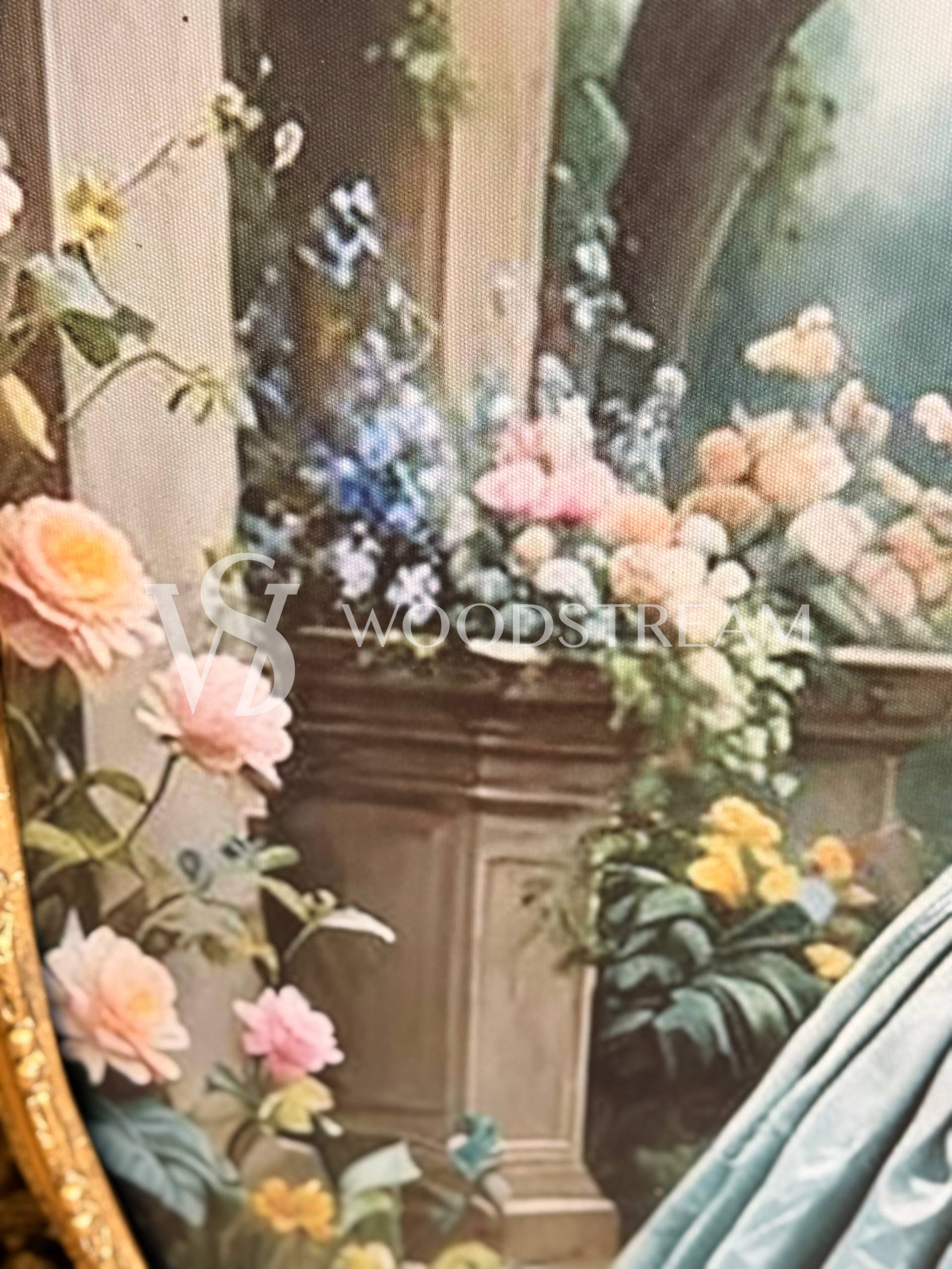 Картина/Печать в раме в стиле венецианского барокко с путти