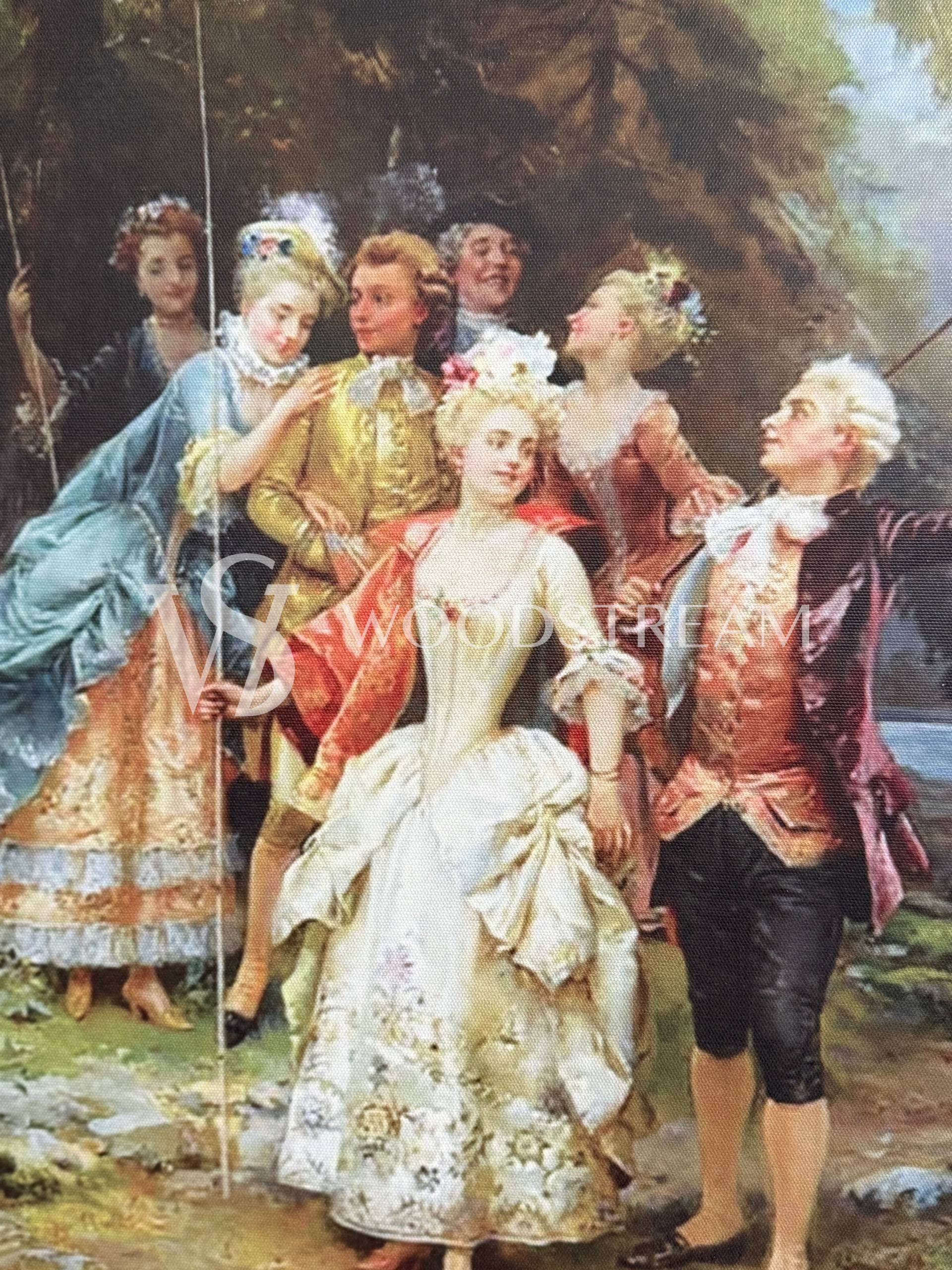 Картина/Печать в раме в стиле венецианского барокко с путти