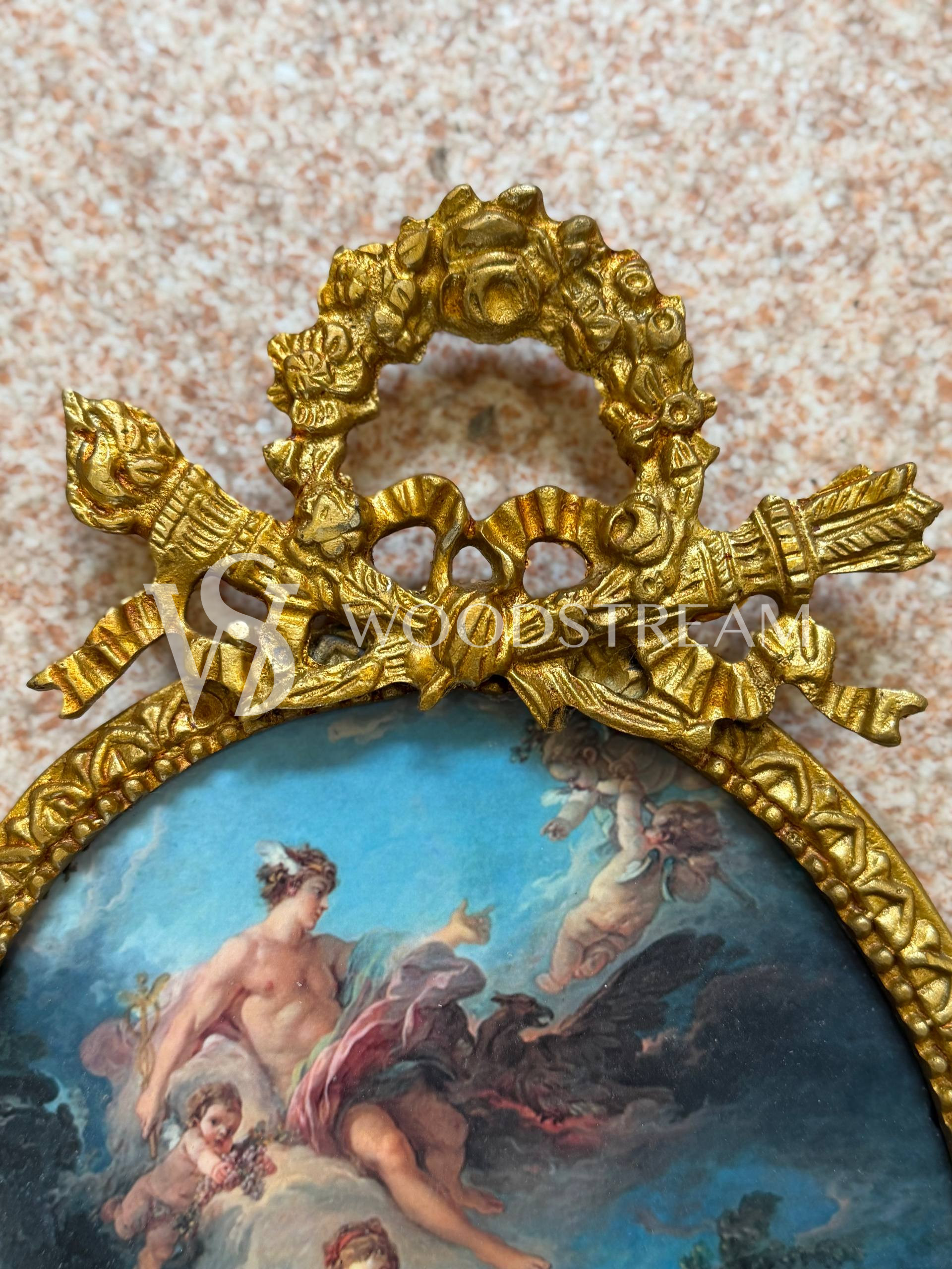 Декоративный элемент настенный/Медальон/Картина в стиле Людовика XVI 2 штуки