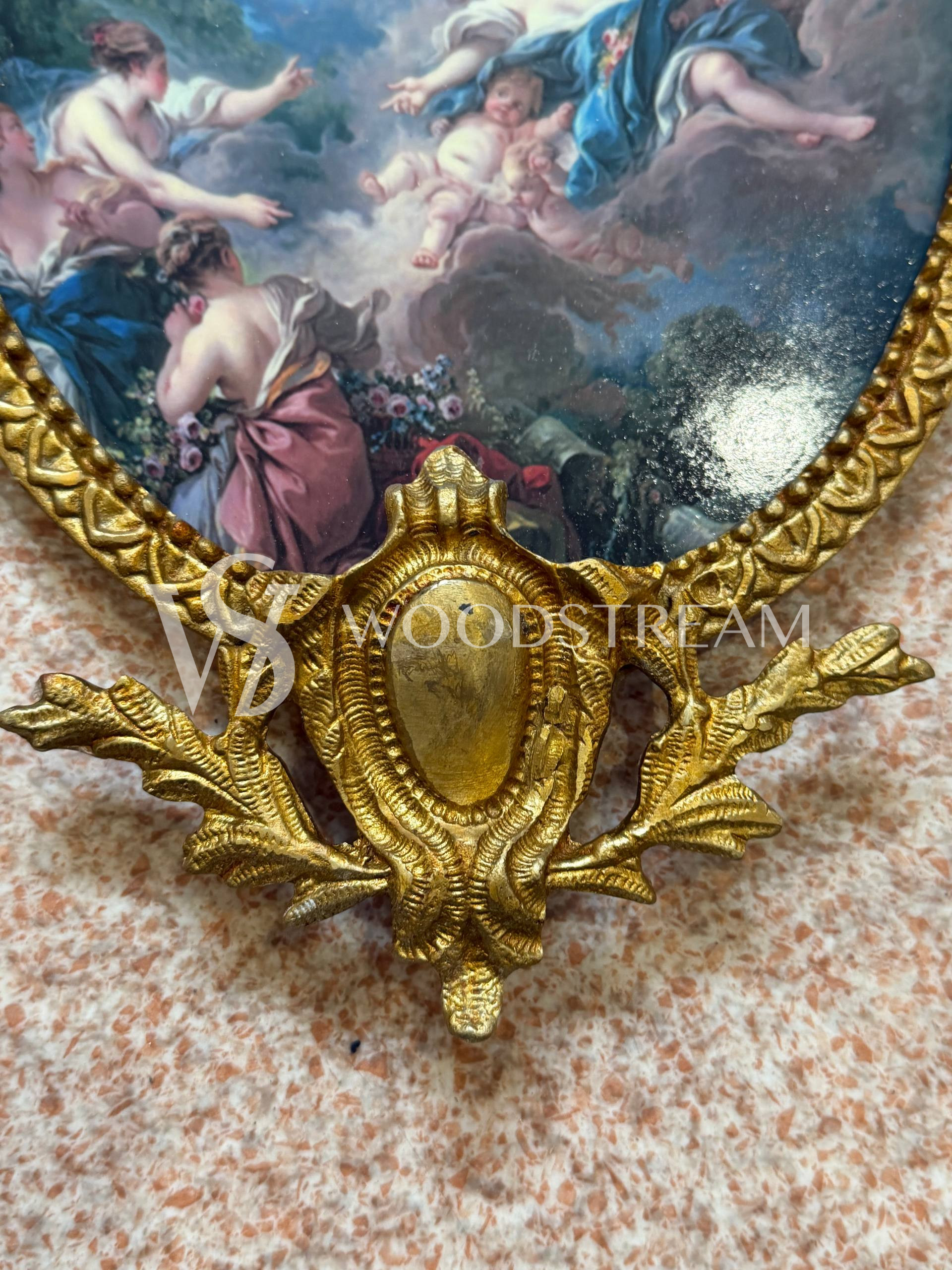 Декоративный элемент настенный/Медальон/Картина в стиле Людовика XVI 2 штуки