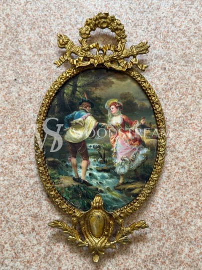 Декоративный элемент настенный/Медальон/Картина в стиле Людовика XVI 