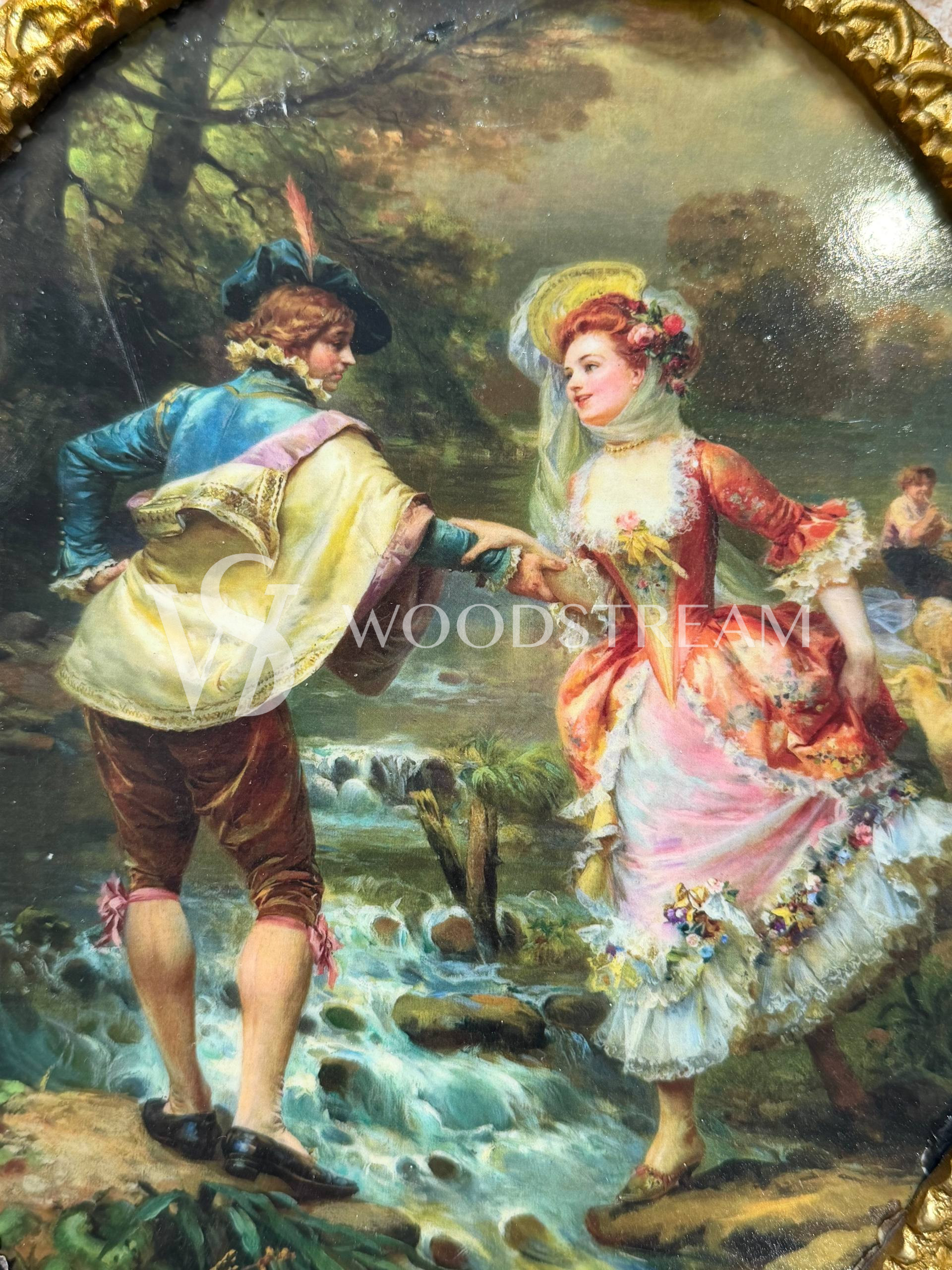 Декоративный элемент настенный/Медальон/Картина в стиле Людовика XVI 