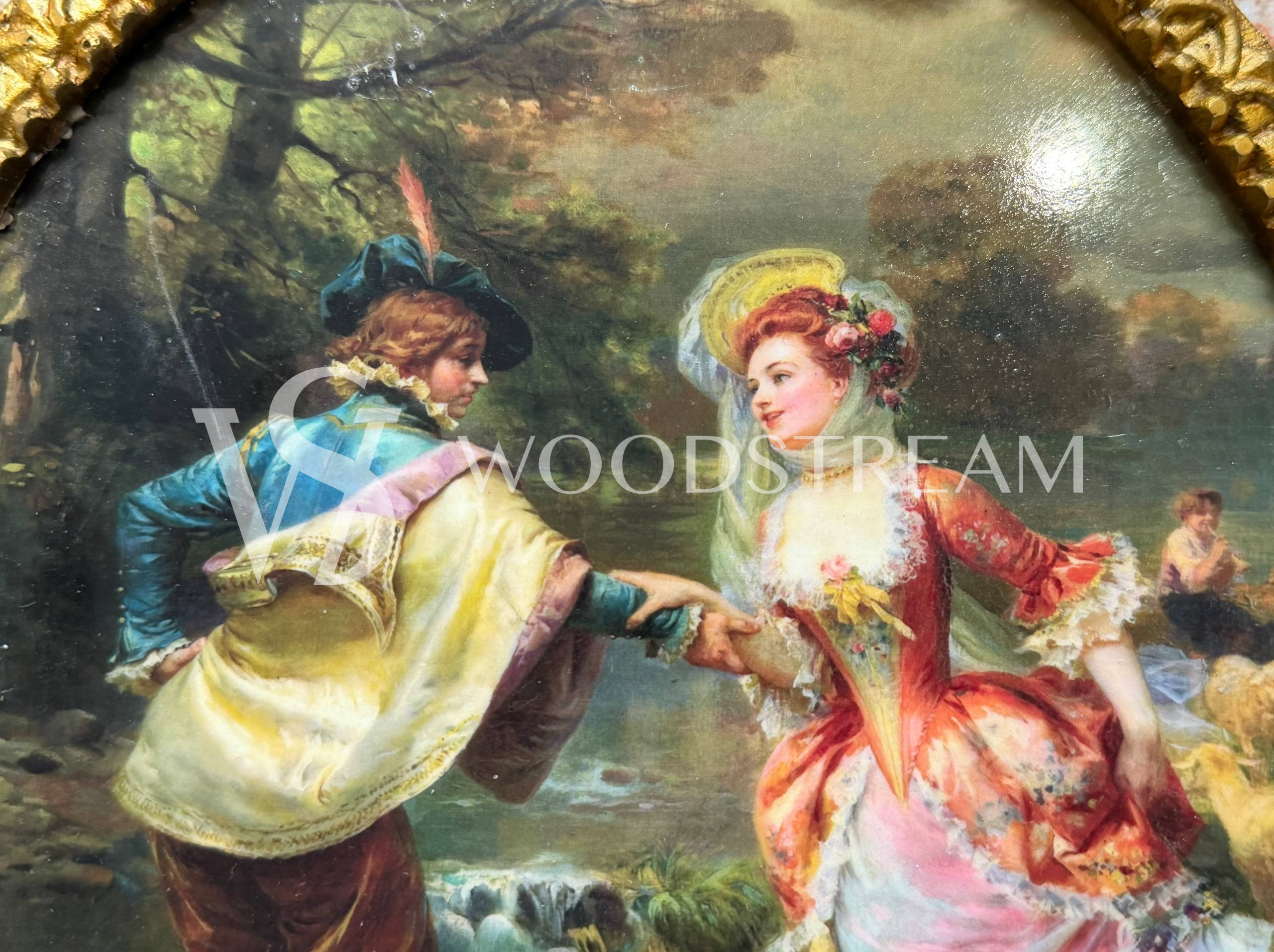 Декоративный элемент настенный/Медальон/Картина в стиле Людовика XVI 