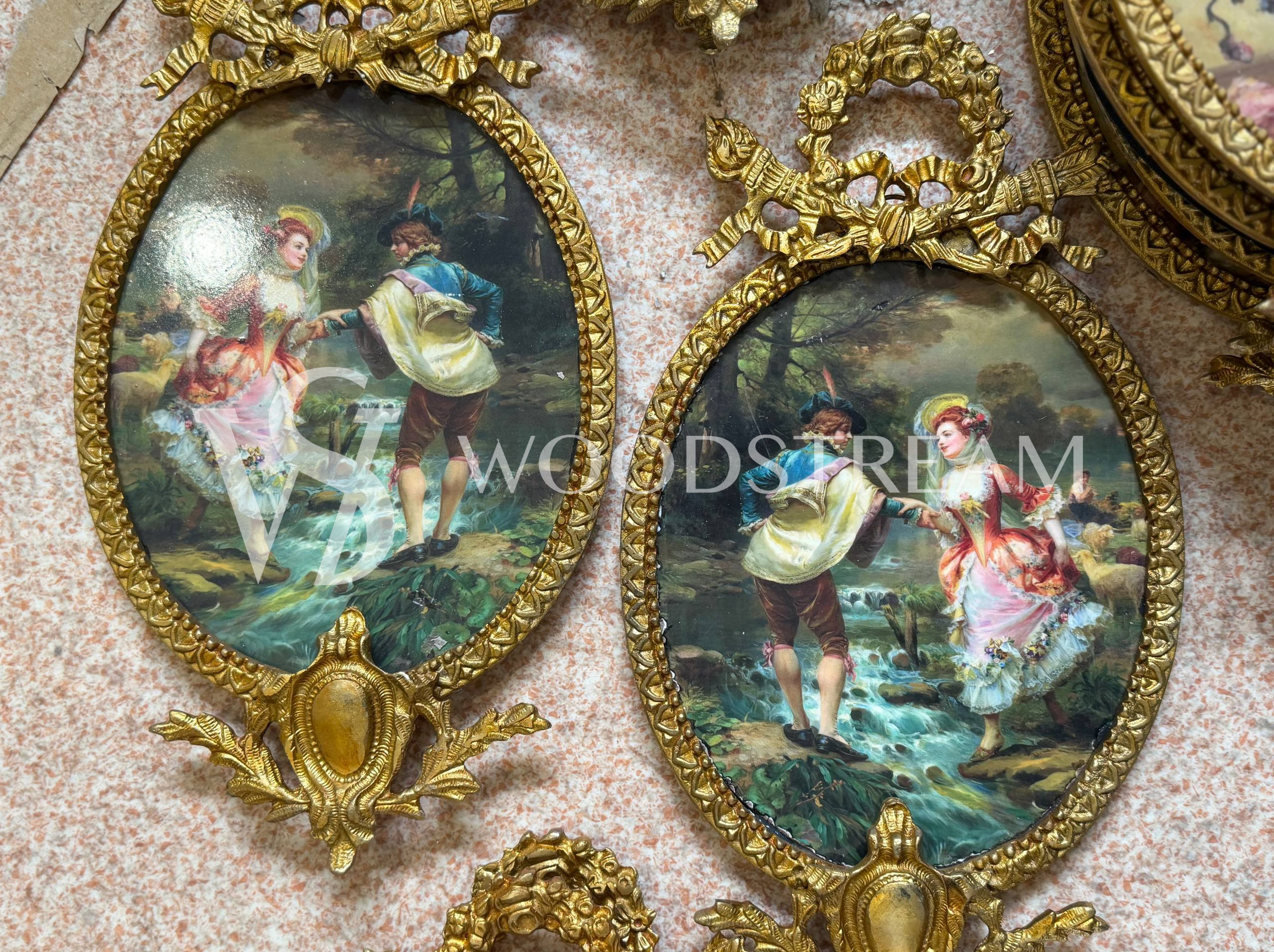 Декоративный элемент настенный/Медальон/Картина в стиле Людовика XVI 