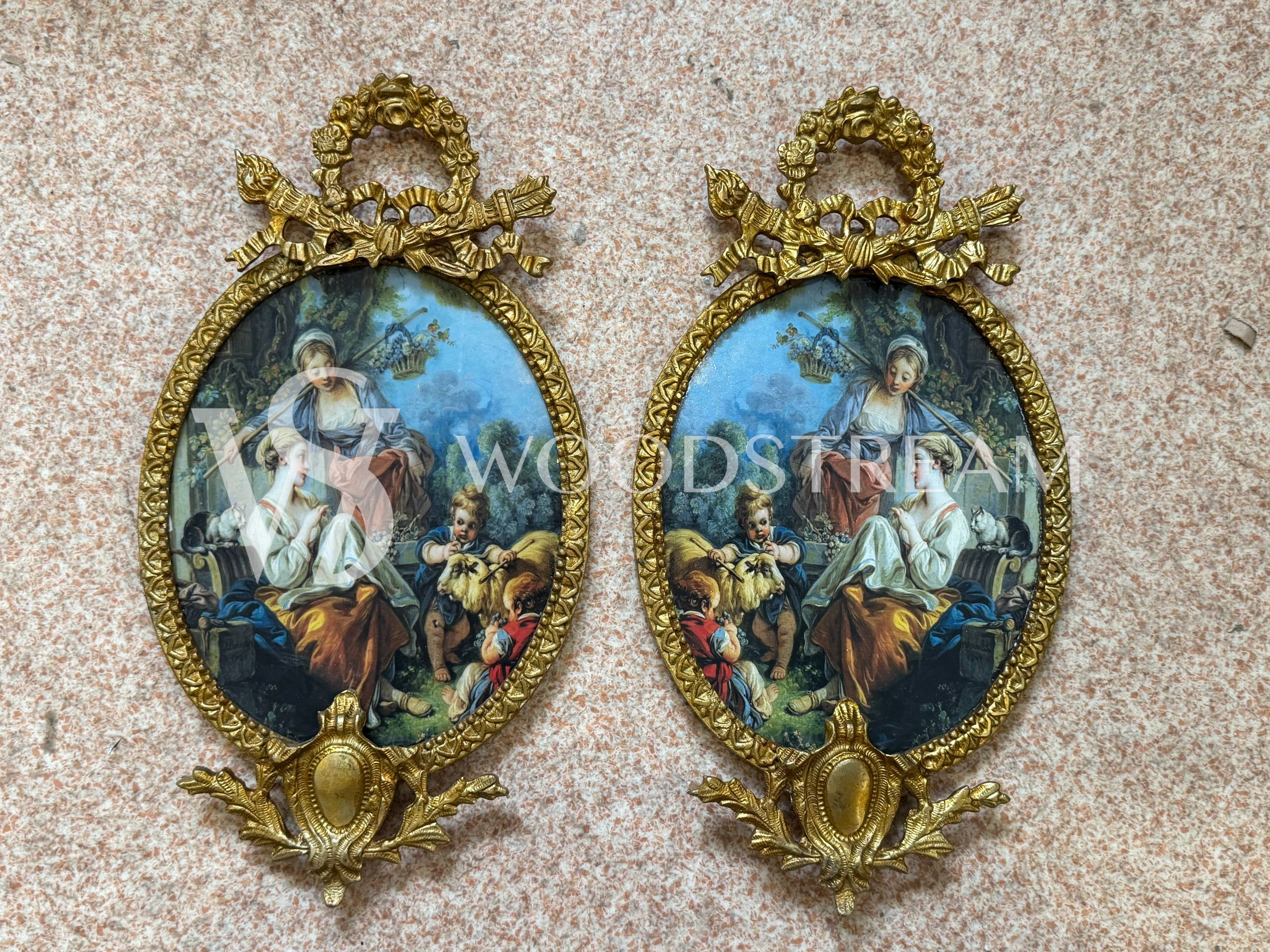 Декоративный элемент настенный/Медальон/Картина в стиле Людовика XVI 