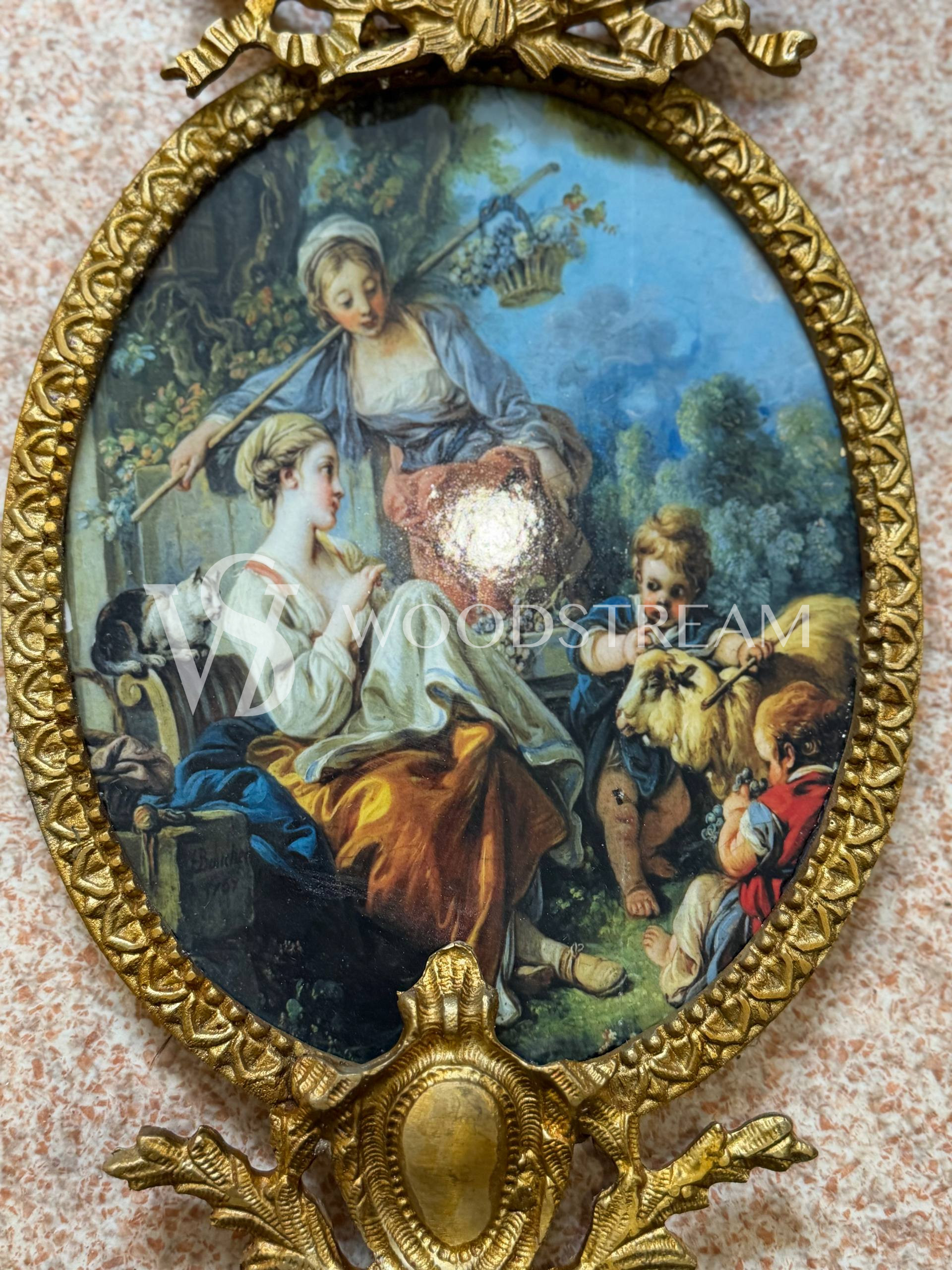 Декоративный элемент настенный/Медальон/Картина в стиле Людовика XVI 