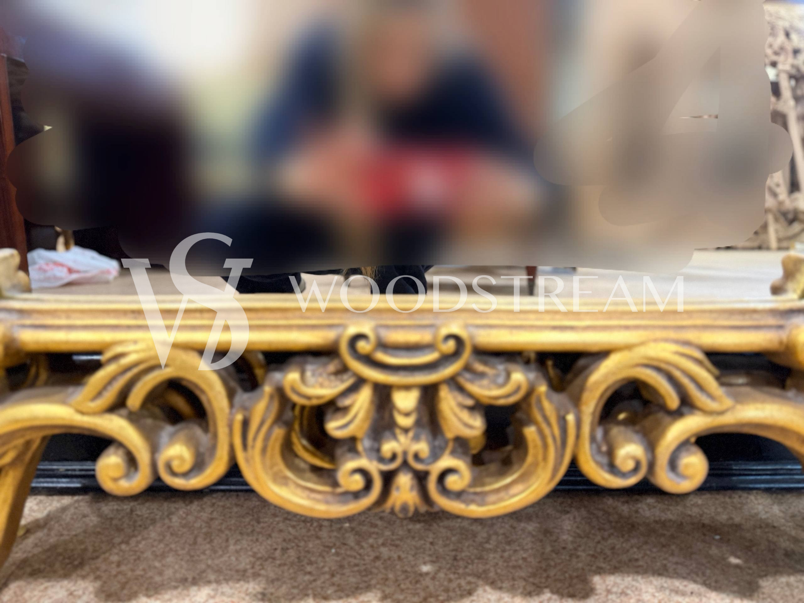 Зеркало напольное в стиле барокко