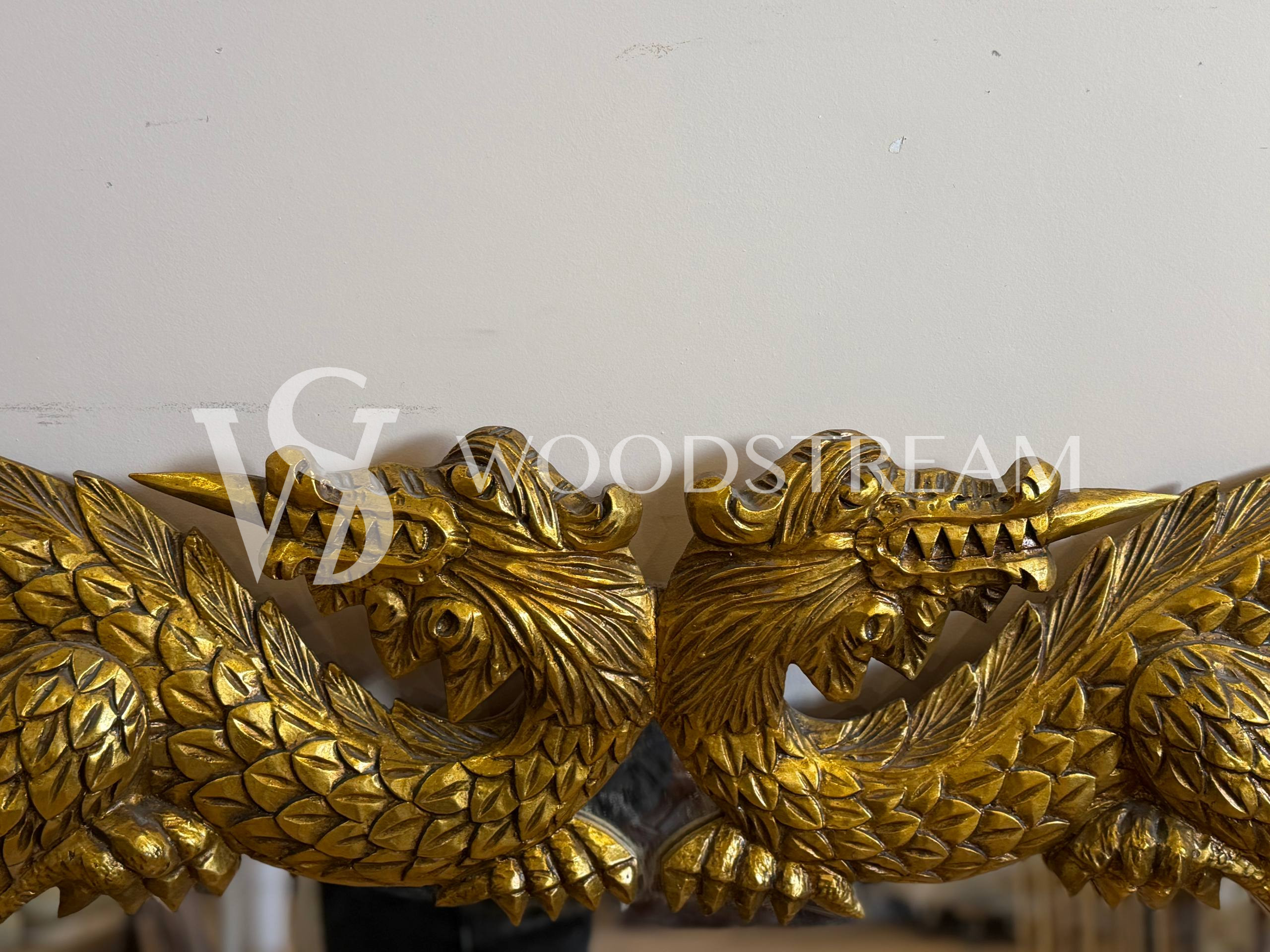 Зеркало настенное в восточном стиле с драконами