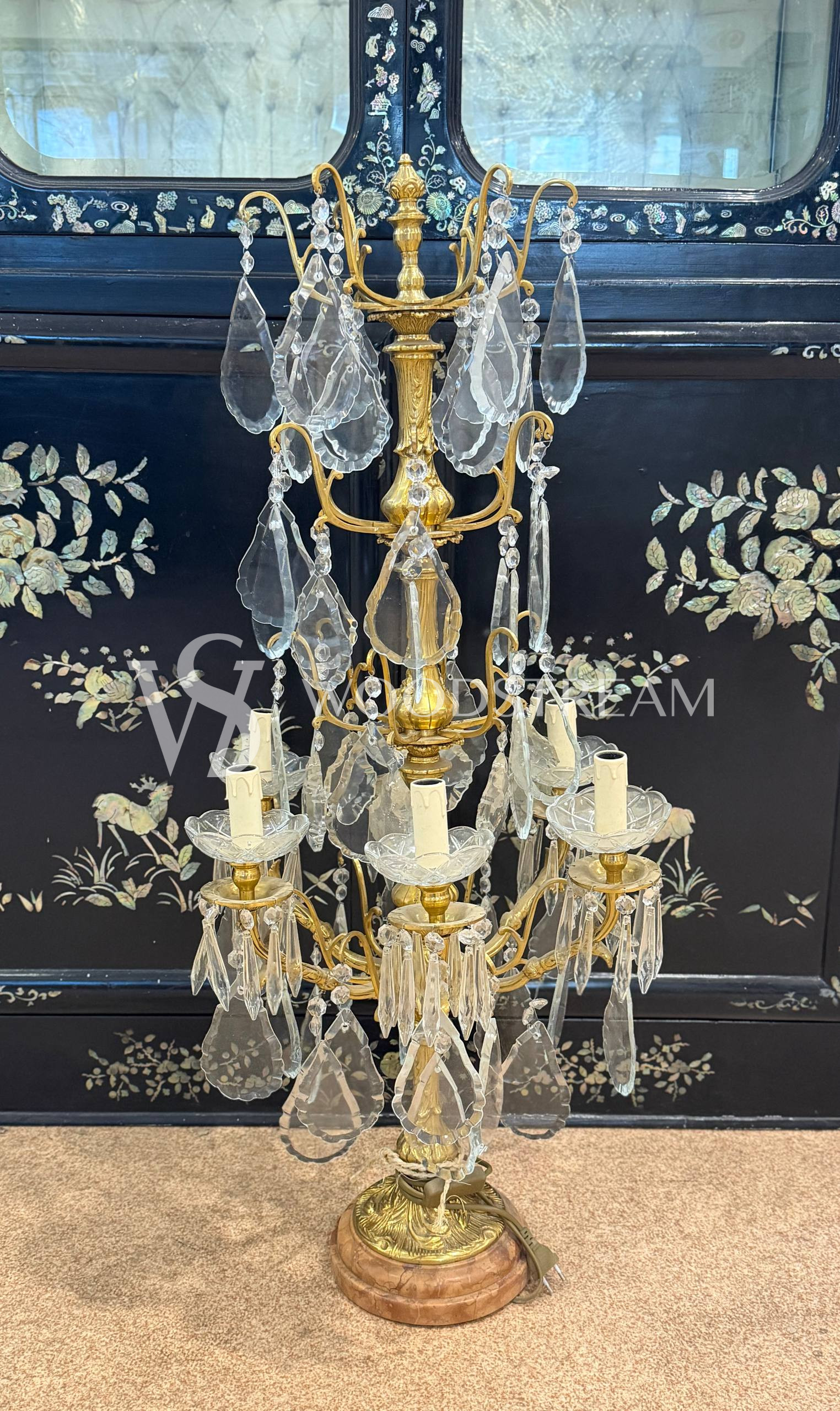 Лампа настольная в форме подсвечника/Жирандоль