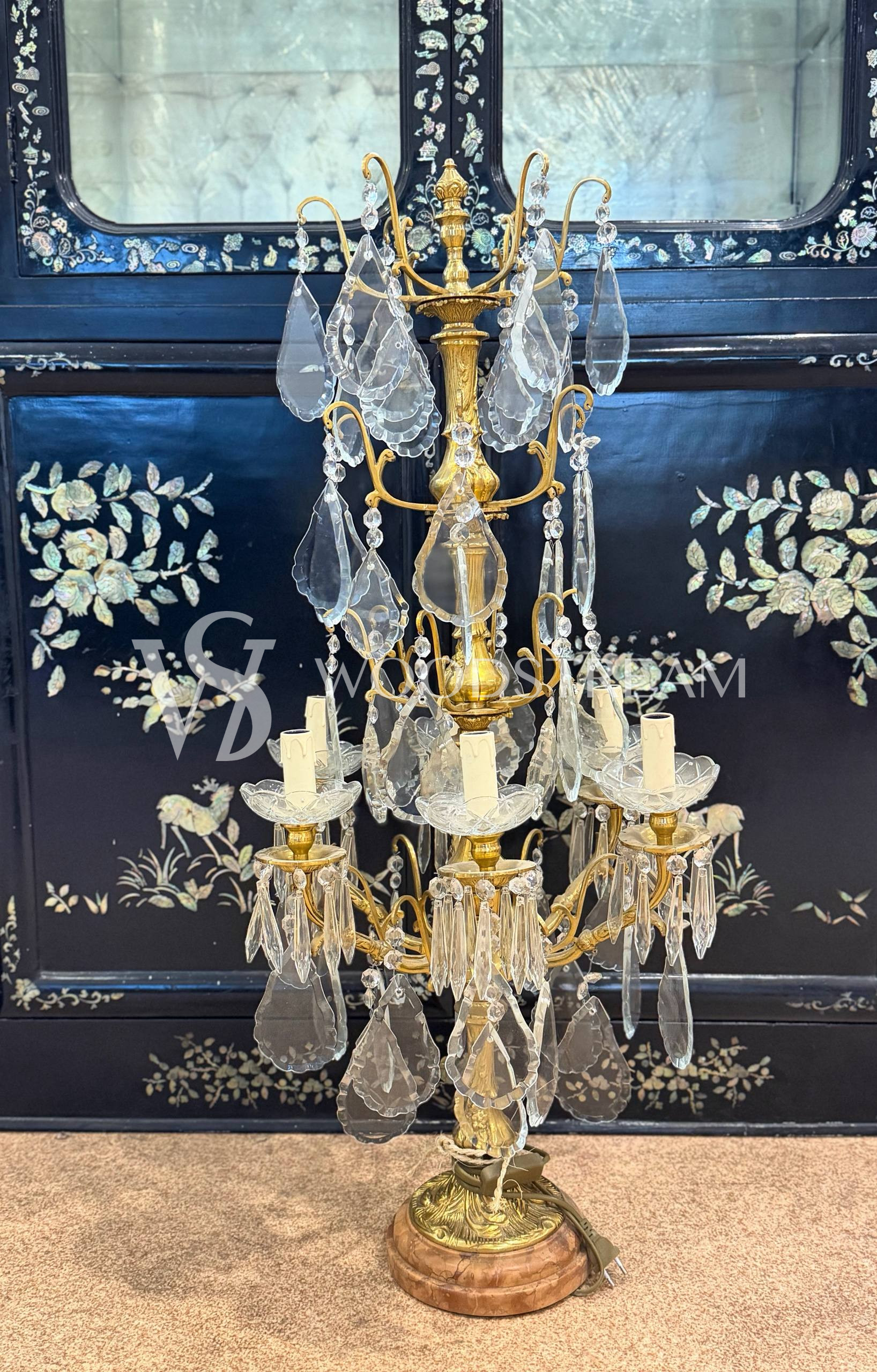 Лампа настольная в форме подсвечника/Жирандоль