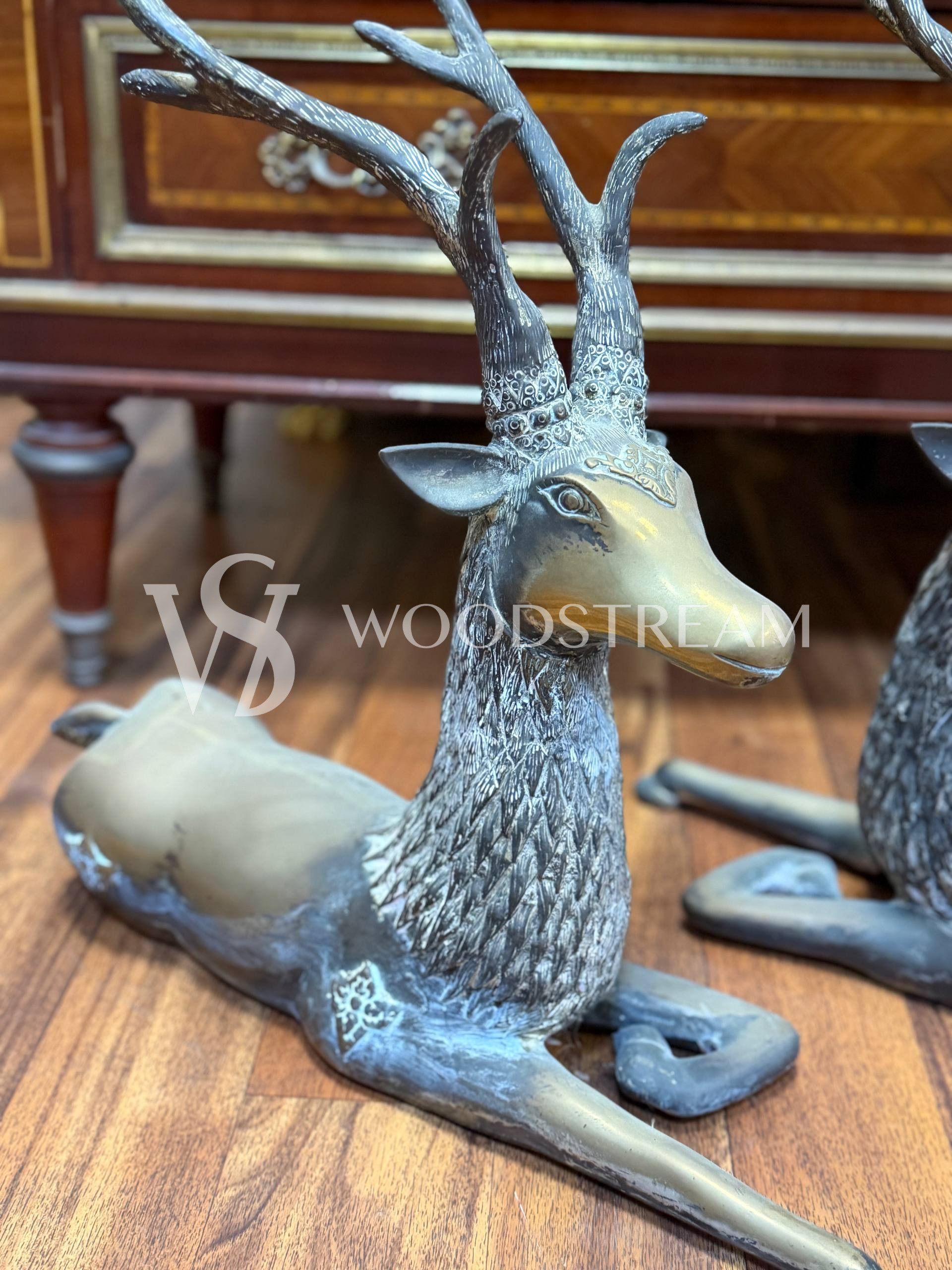 Скульптура/Статуэтка 2 штуки Олень