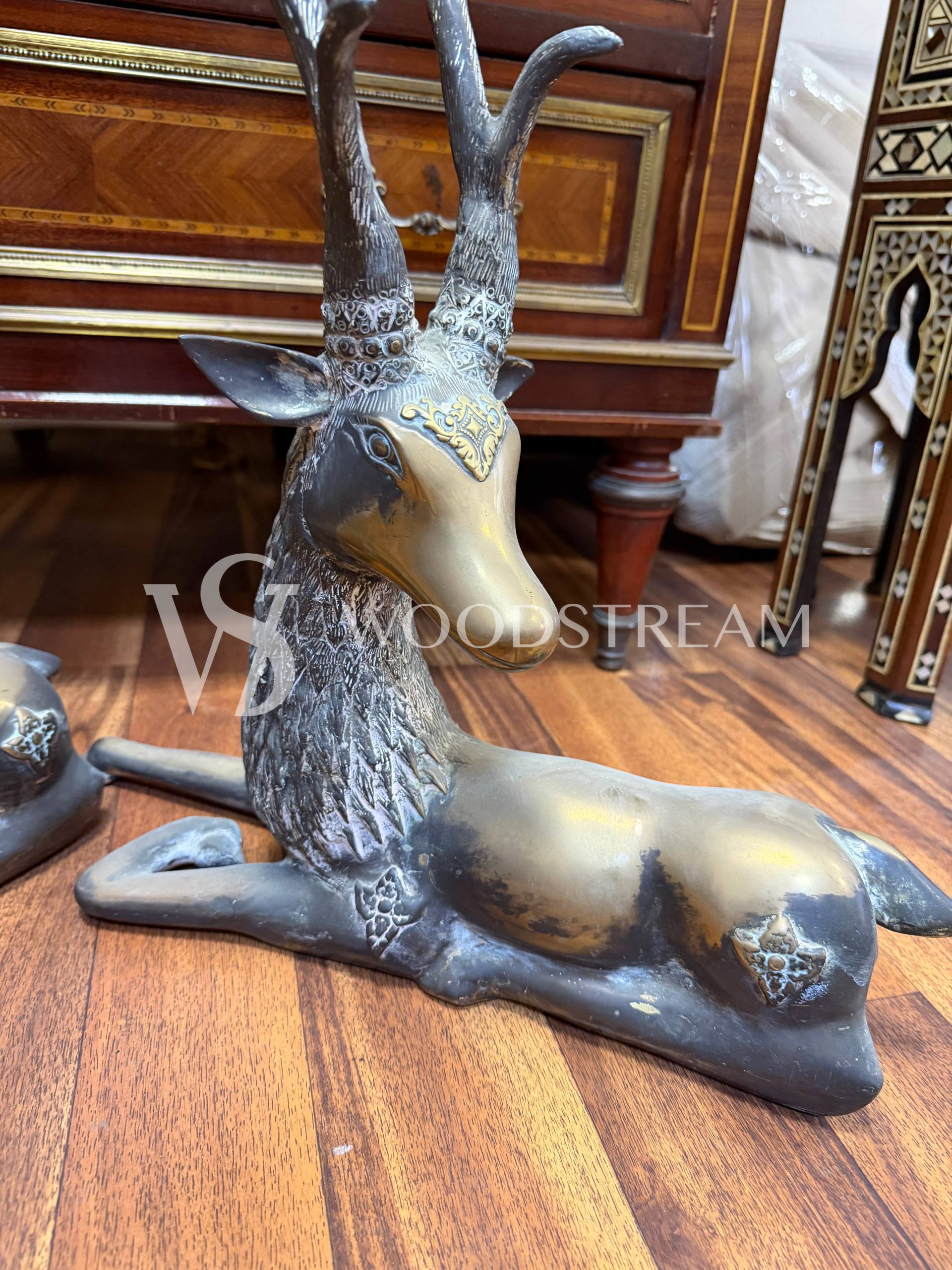 Скульптура/Статуэтка 2 штуки Олень