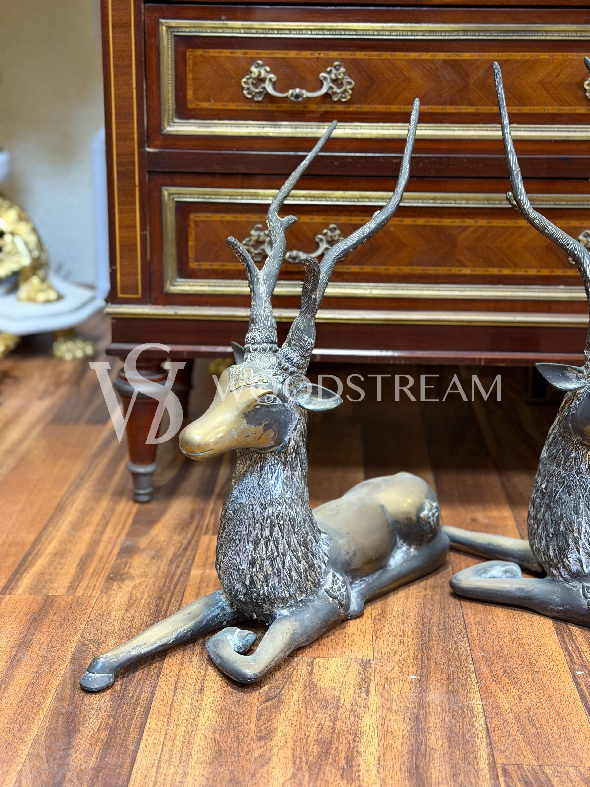 Скульптура/Статуэтка 2 штуки Олень