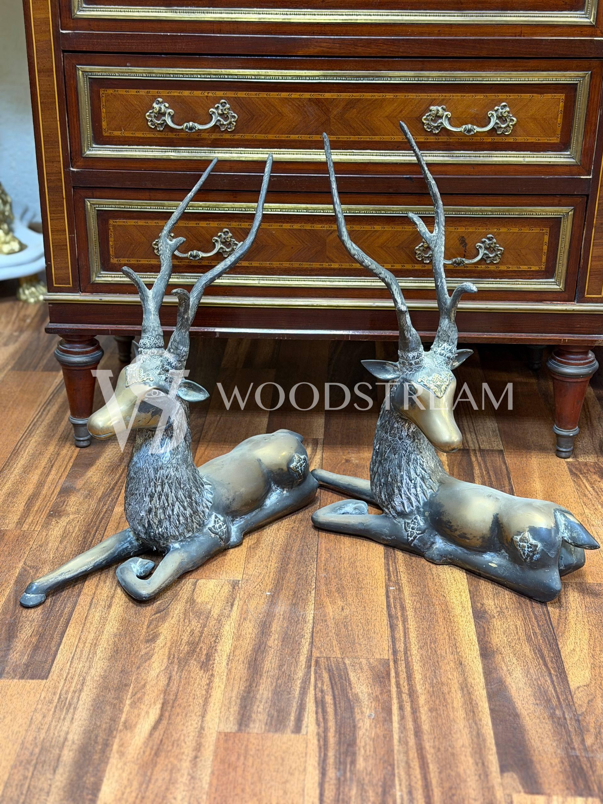 Скульптура/Статуэтка 2 штуки Олень