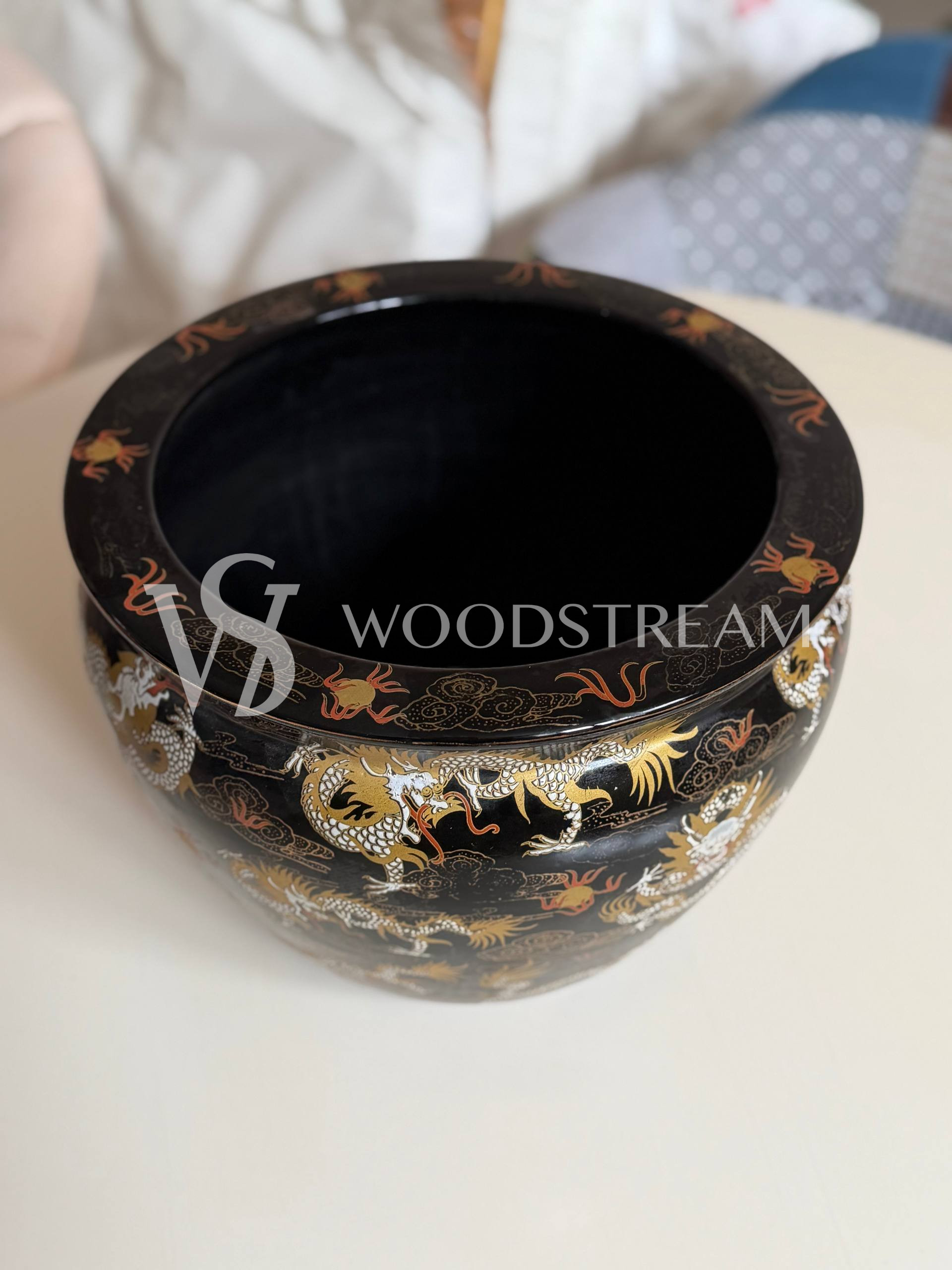 Кашпо/Вазон в стиле шинуазри Сацума