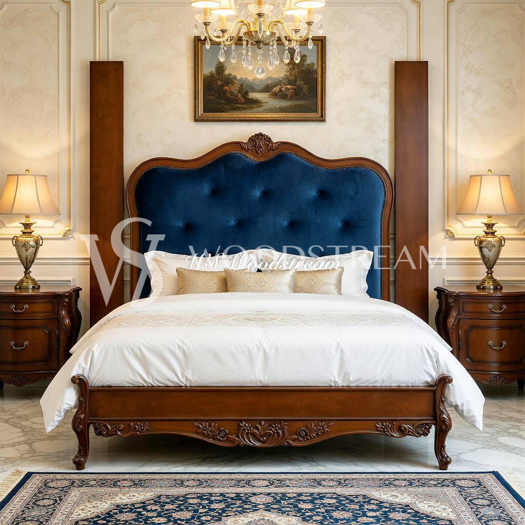 Кровать в стиле Людовика XV