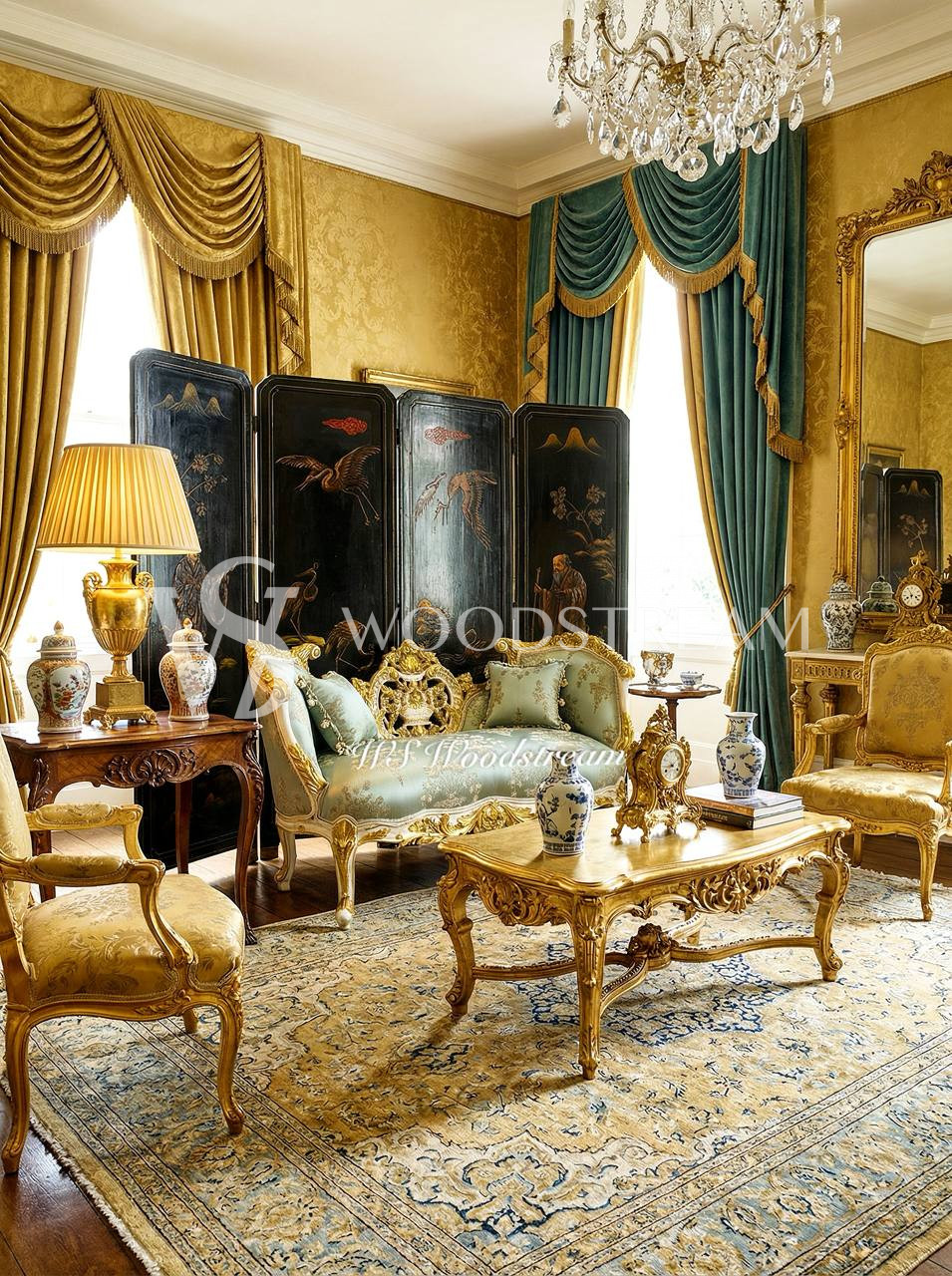 Диван/Софа/Банкетка/Канапе в стиле венецианского барокко