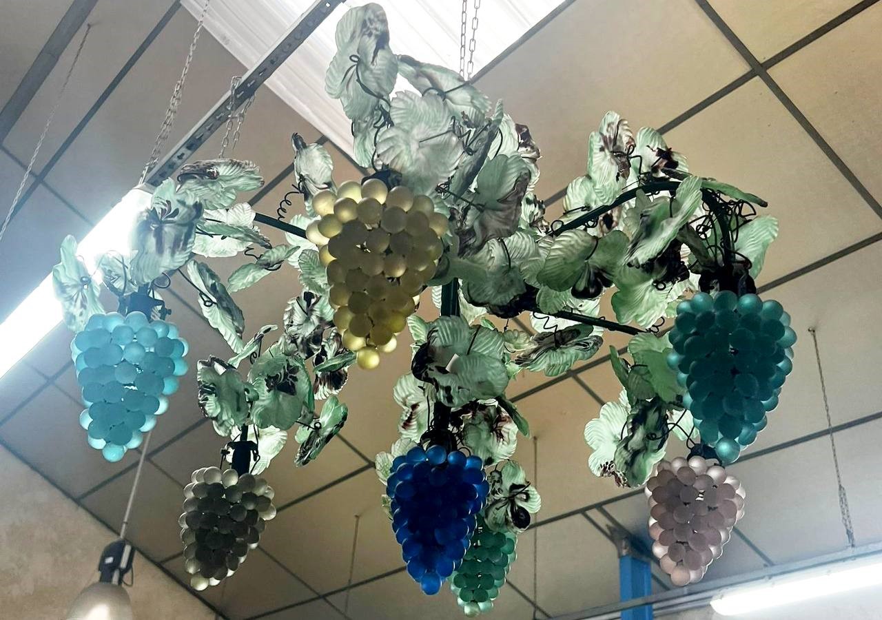 Люстра винтажная Мурано