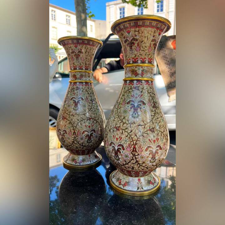 Ваза Клуазоне 2 штуки