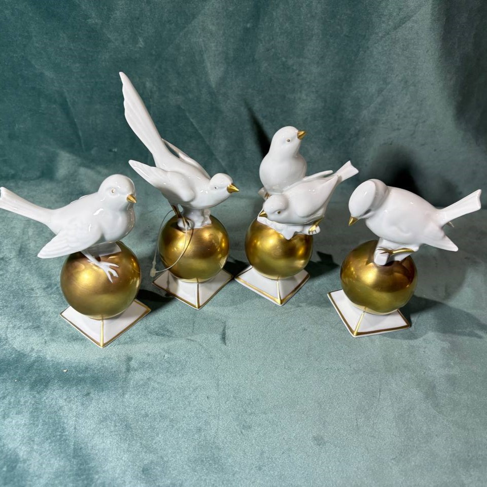 Комплект: Статуэтка Птица 4 штуки