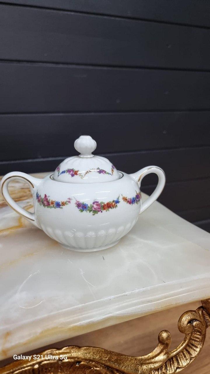 Сахарница винтажная Bohemia