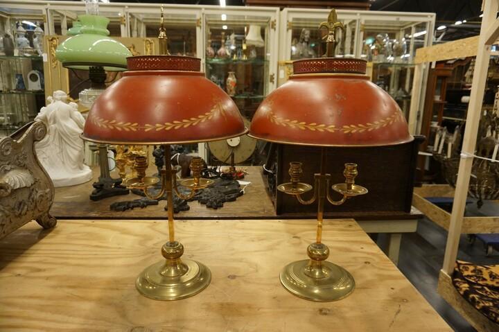 Лампа настольная винтажная 2 штуки