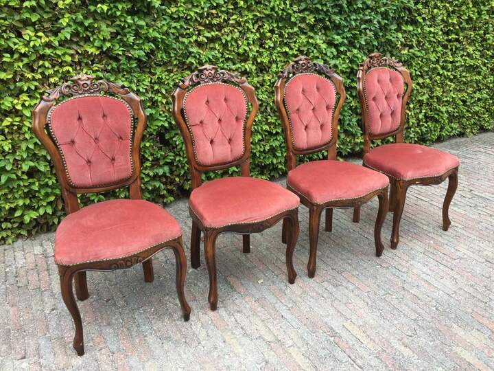 Стулья комплект 4 штуки рококо