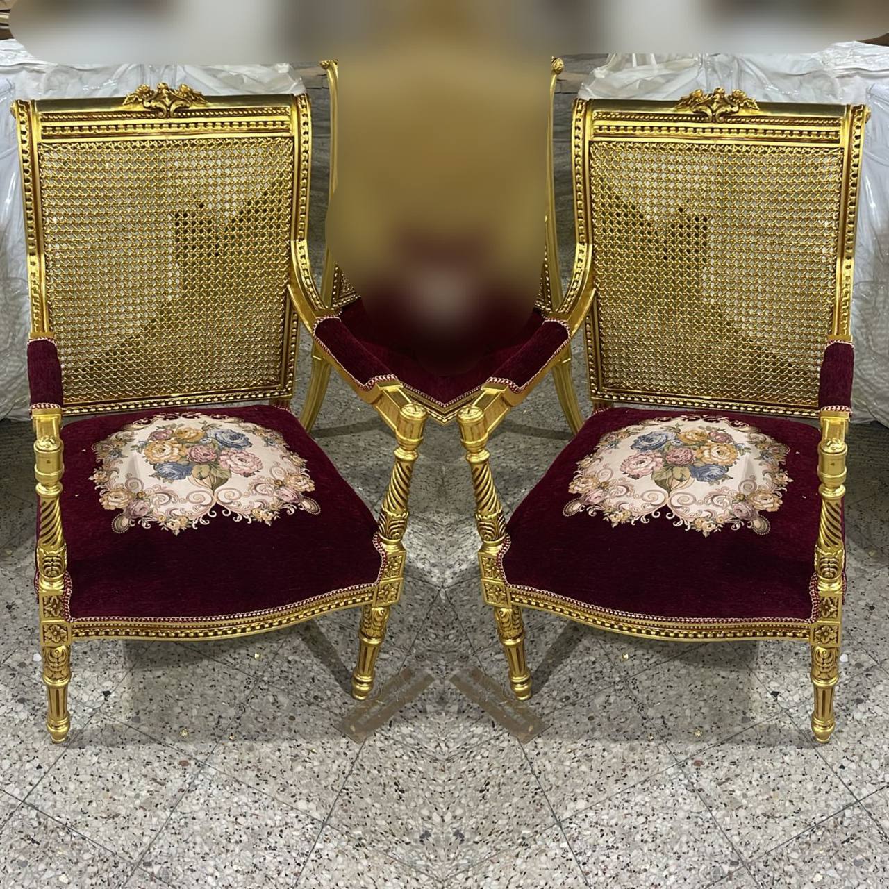 Кресло в дворцовом стиле (2 штуки)