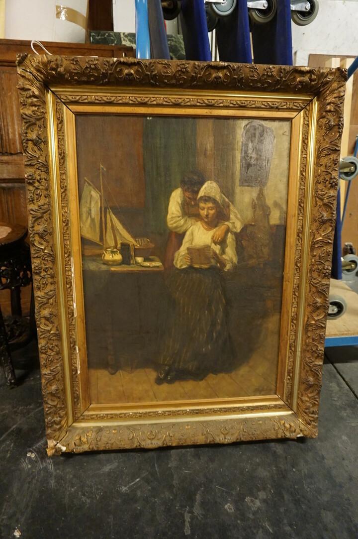 Картина старинная