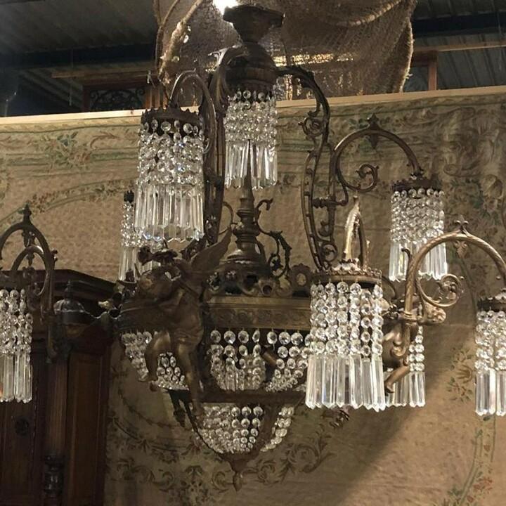 Люстра винтажная