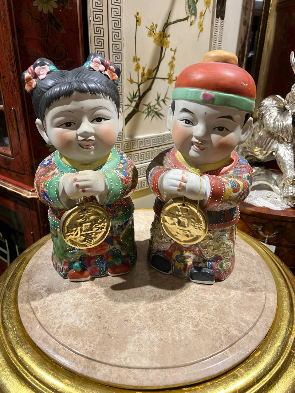 Статуэтка в стиле шинуазри 2 штуки