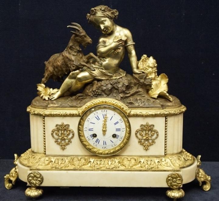 Часы антикварные каминные