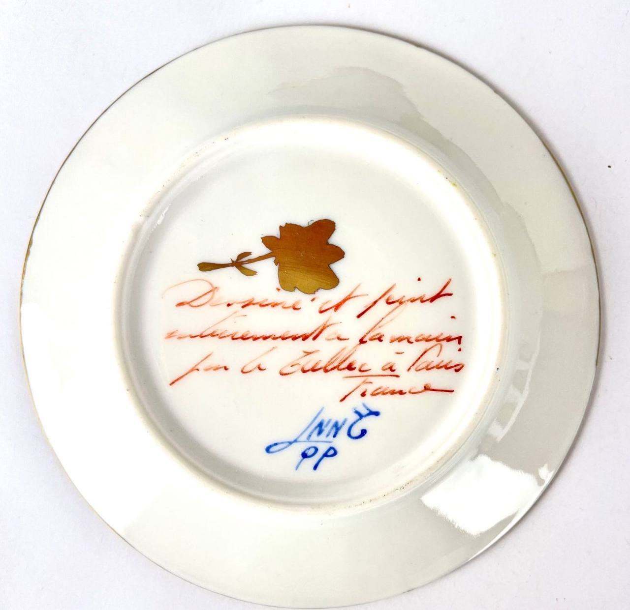 Сервиз чайный коллекционный от мастерской Le Tallec : Чайная пара 10 штук