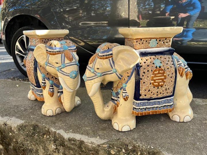 Подставка/Скульптура/фигура Слон 2 штуки