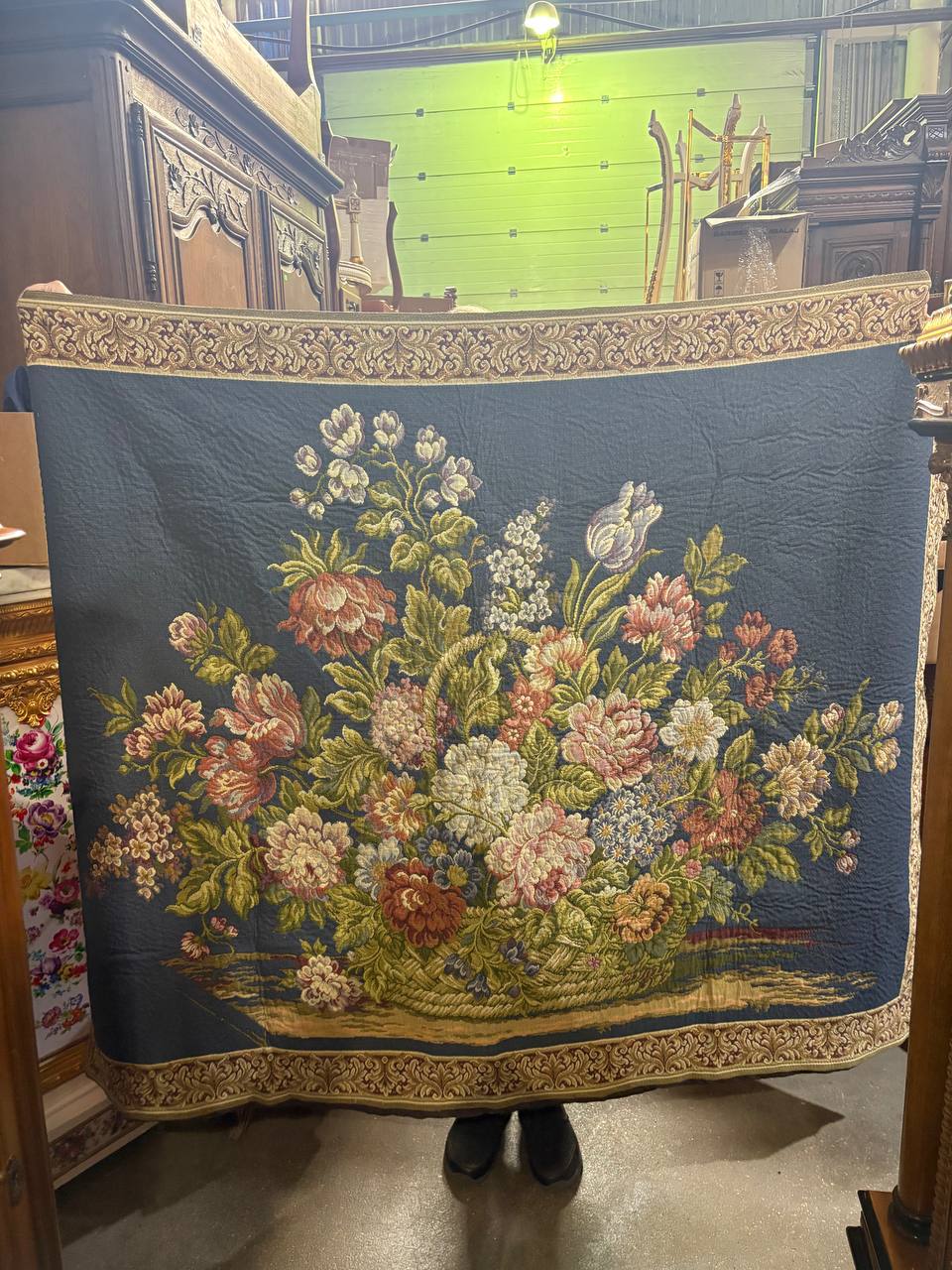 Гобелен винтажный Цветы