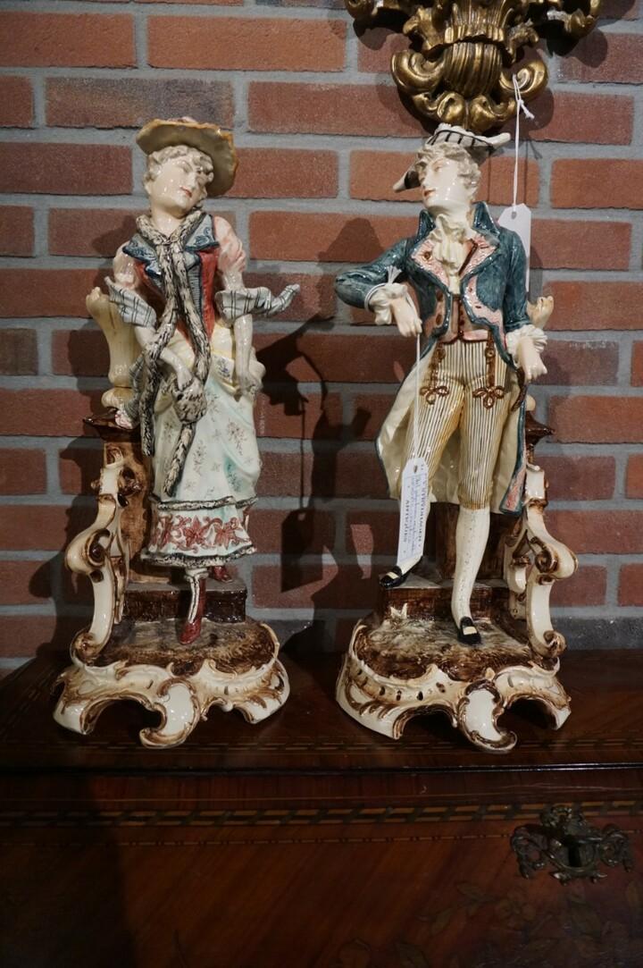 Статуэтка/скульптура 2 штуки в стиле Каподимонте