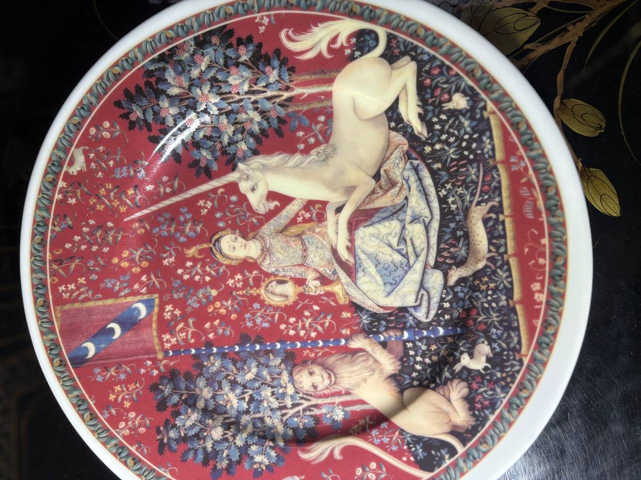 Тарелка декоративная винтажная 2 штуки Limoges