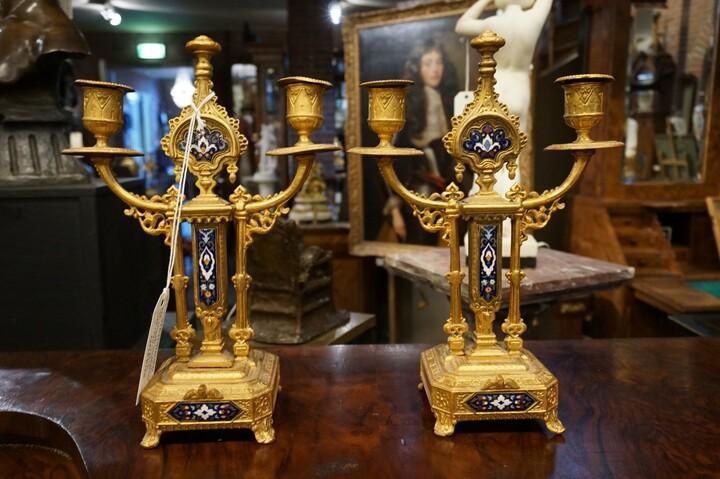 Подсвечник 2 штуки Клуазоне