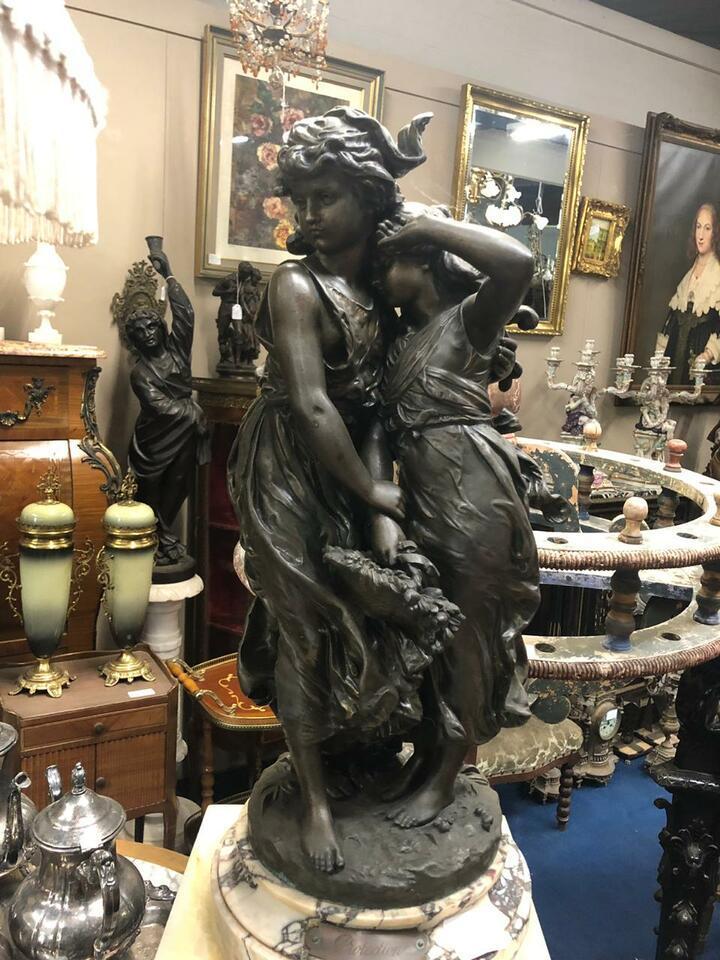 Скульптурная композиция из бронзы