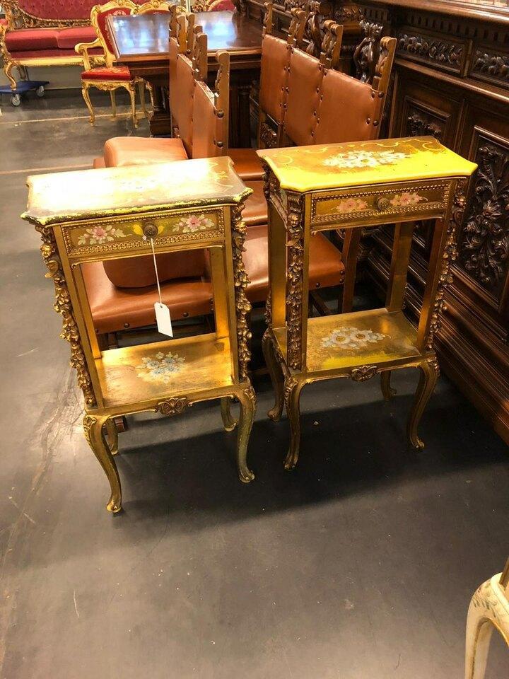 Тумба/столик 2 штуки консольный в стиле барокко