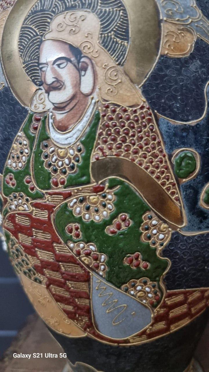 Ваза Сацума в восточном стиле